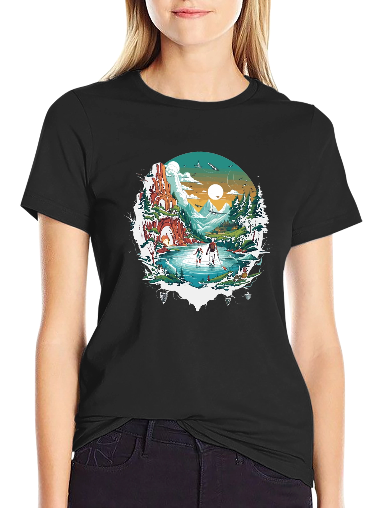 Nature Landscape Graphic T-Shirt