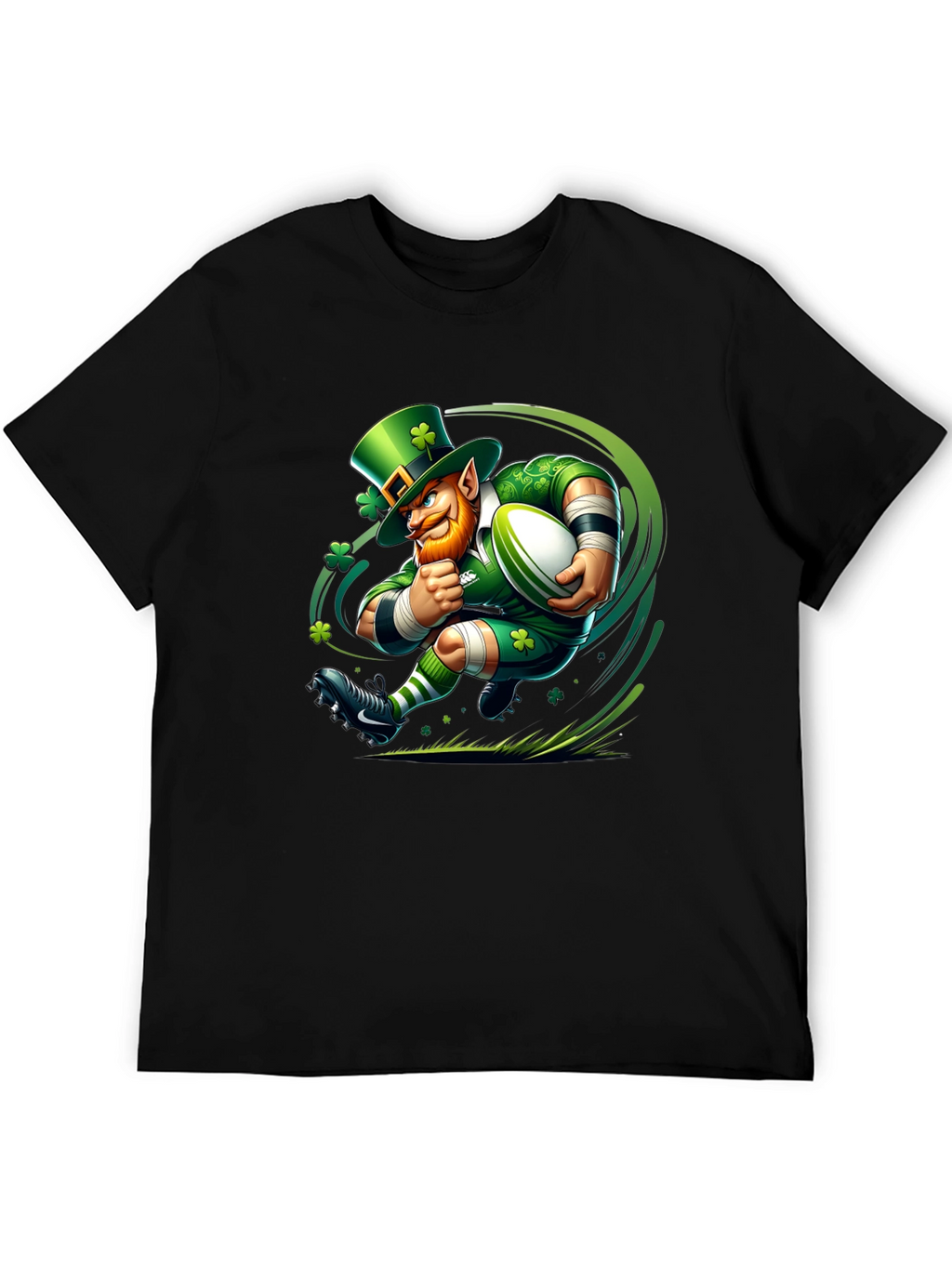 Leprechaun Rugby T-Shirt - St. Patricks Day Luck!