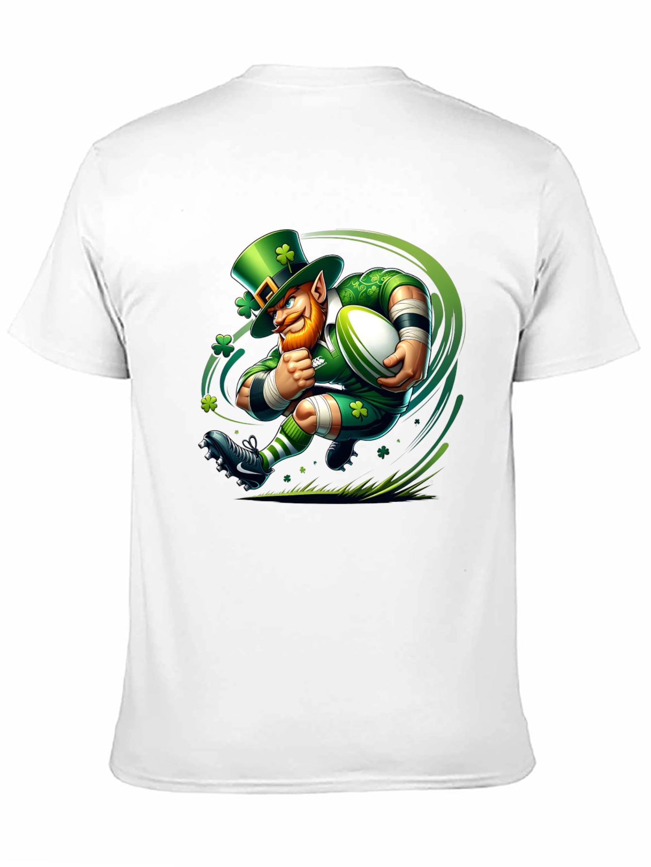 Leprechaun Rugby T-Shirt - St. Patricks Day Luck!