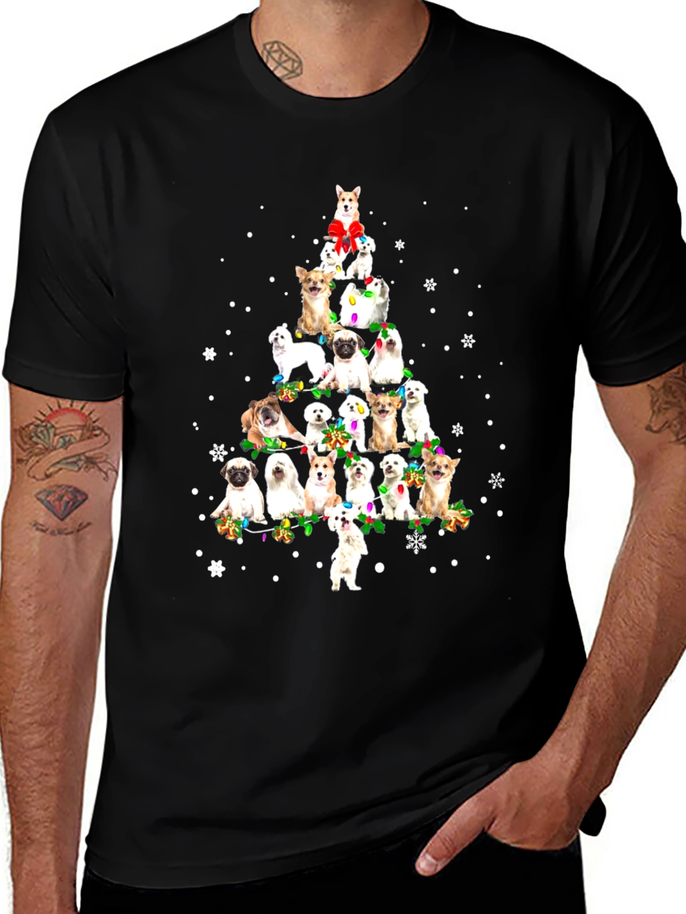 Dog Christmas Tree T-Shirt