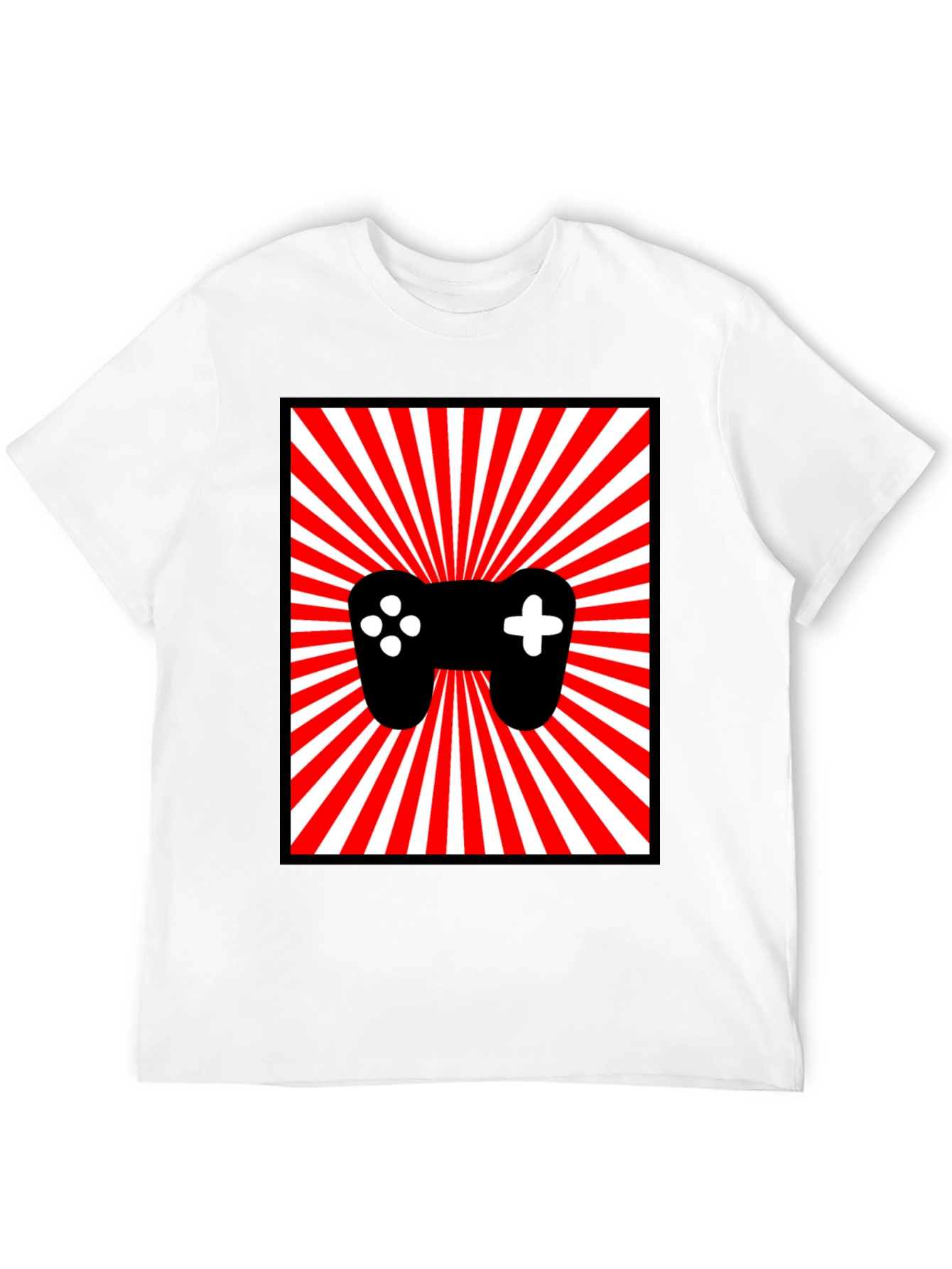 Gamer Controller Graphic Tee - Retro Style
