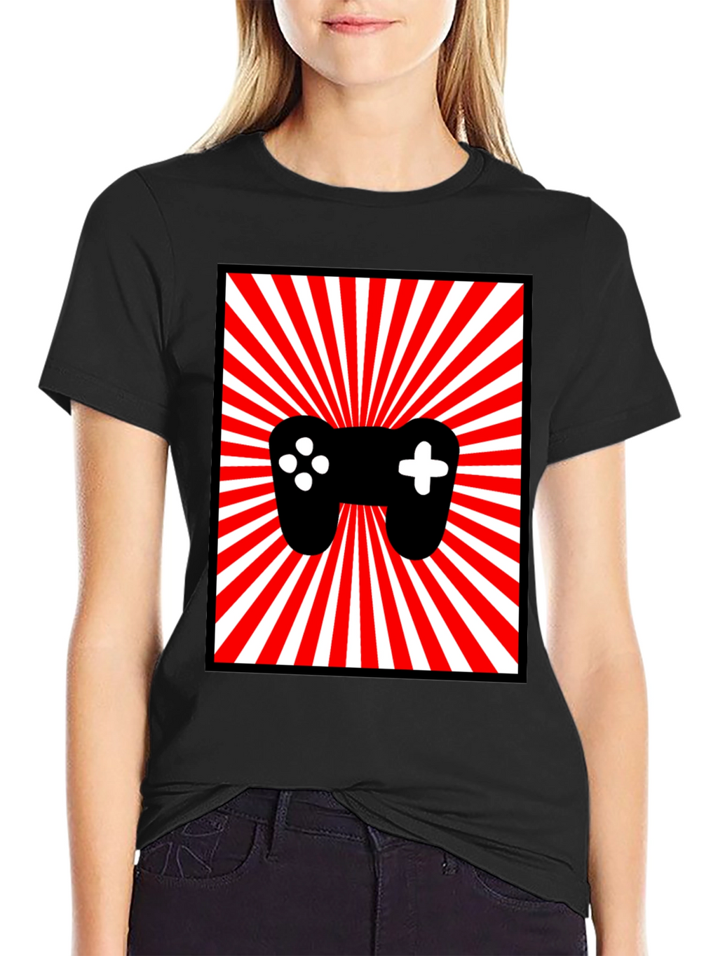 Gamer Controller Graphic Tee - Retro Style