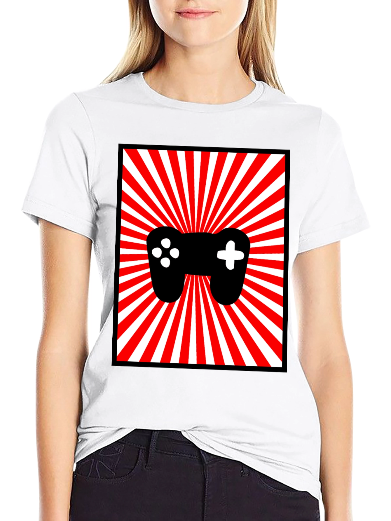 Gamer Controller Graphic Tee - Retro Style