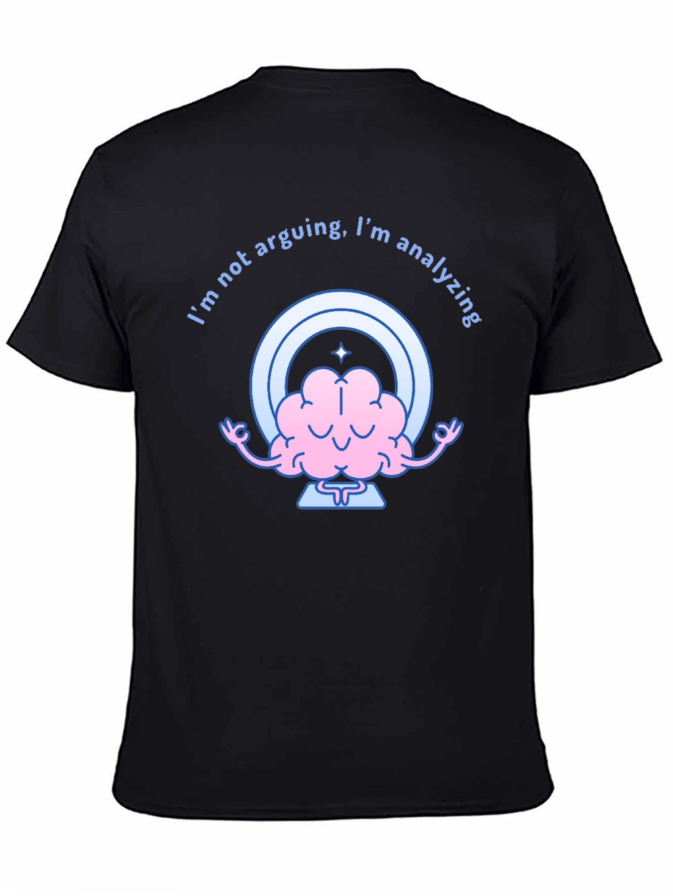 Analyzing Brain Graphic Tee - Funny Thinking Shirt