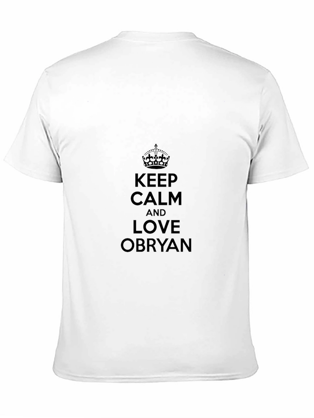 Keep Calm & Love Obryan Black T-Shirt