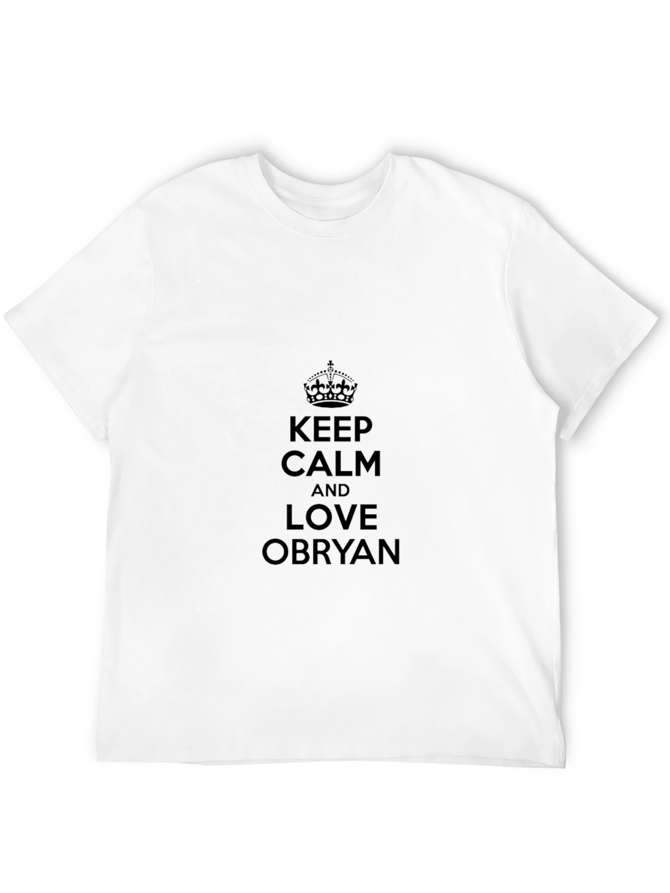 Keep Calm & Love Obryan Black T-Shirt