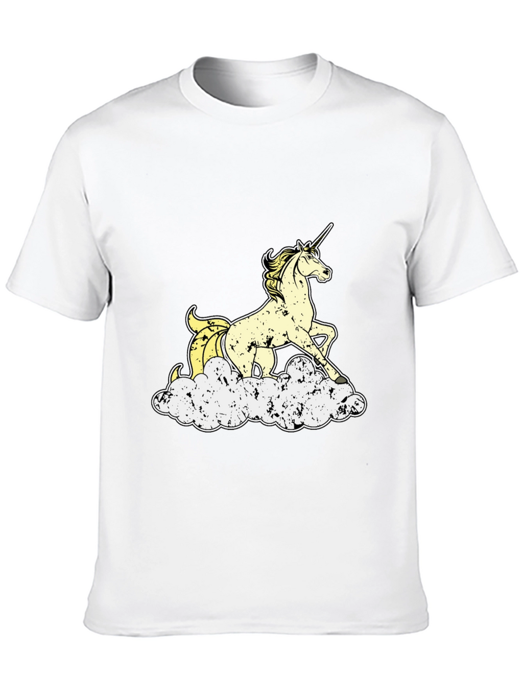 Unicorn Cloud Black T-Shirt
