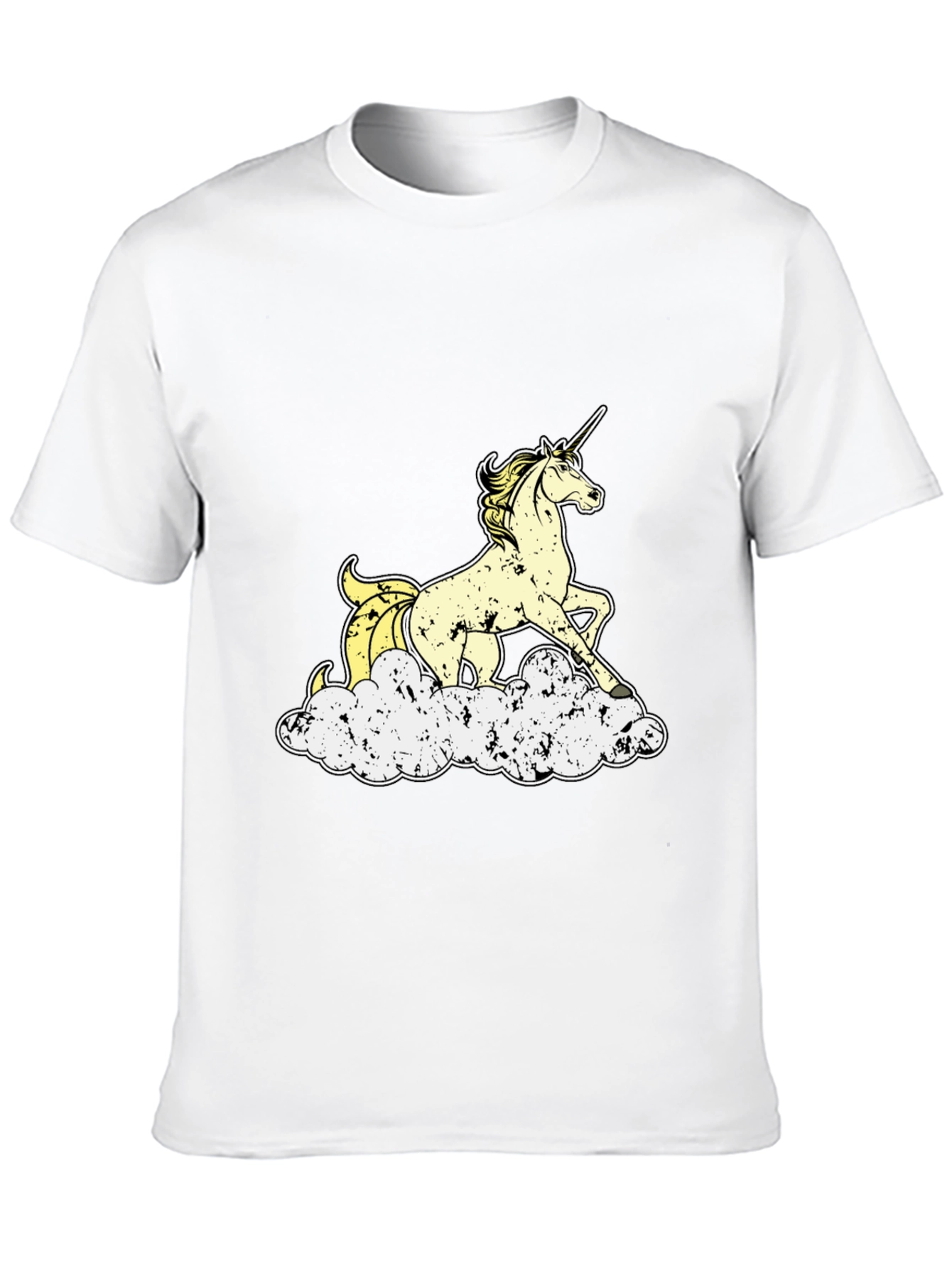 Unicorn Cloud Black T-Shirt
