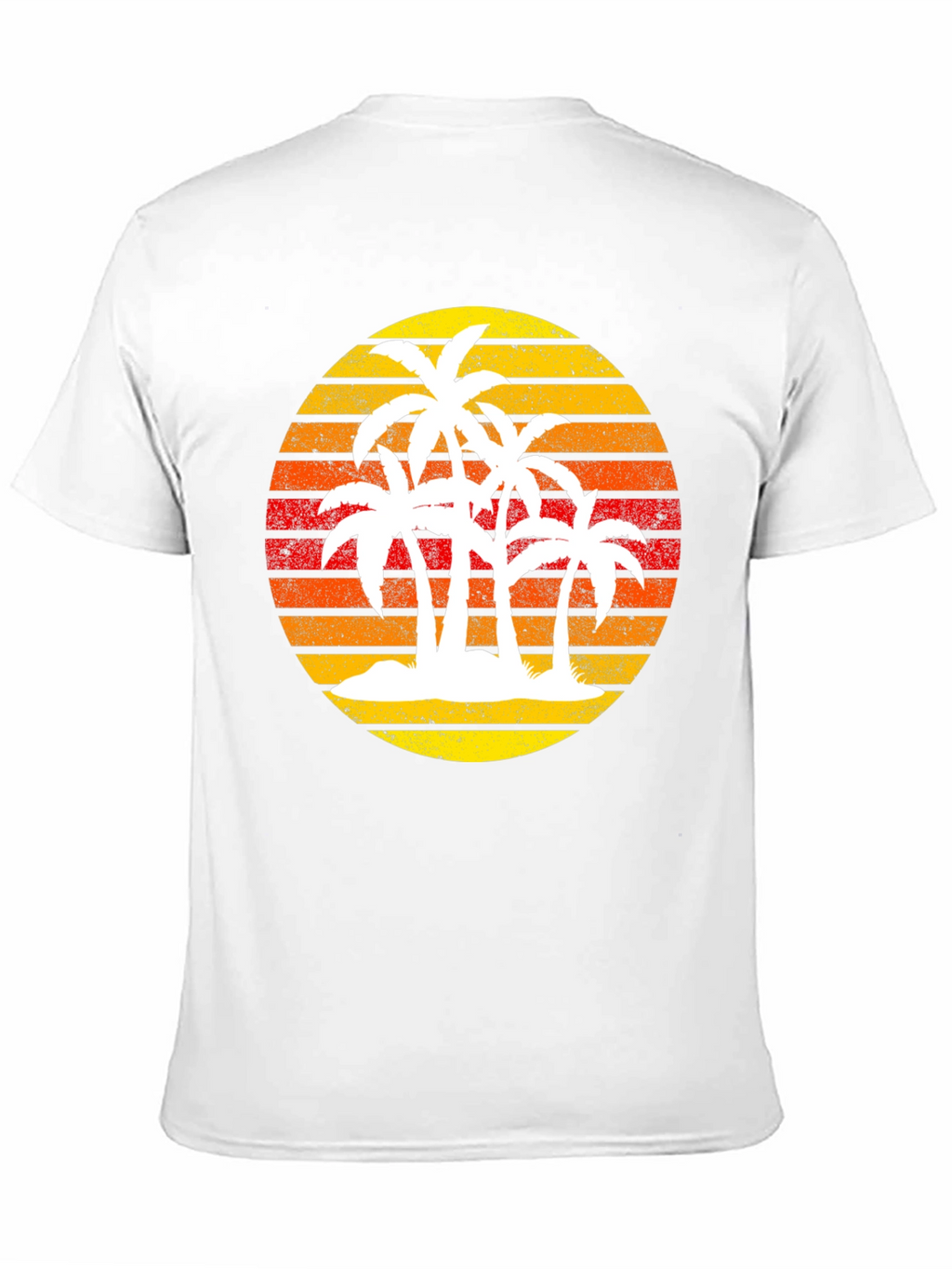 Retro Palm Tree Sunset Graphic Tee