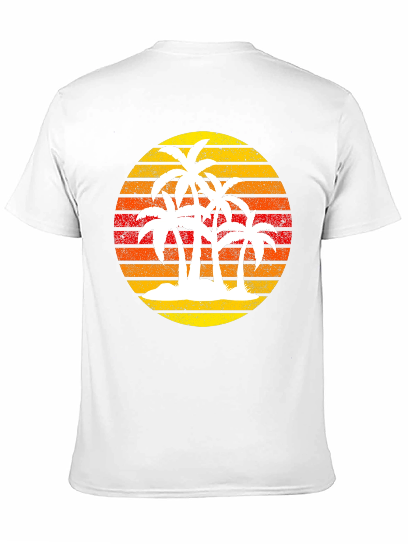 Retro Palm Tree Sunset Graphic Tee