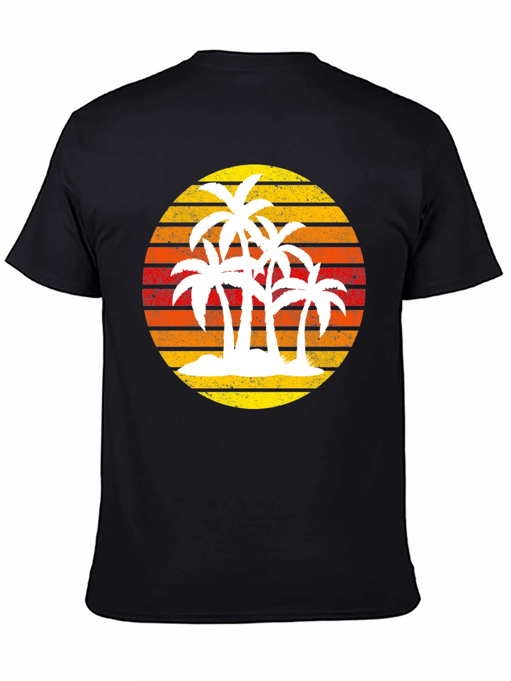 Retro Palm Tree Sunset Graphic Tee