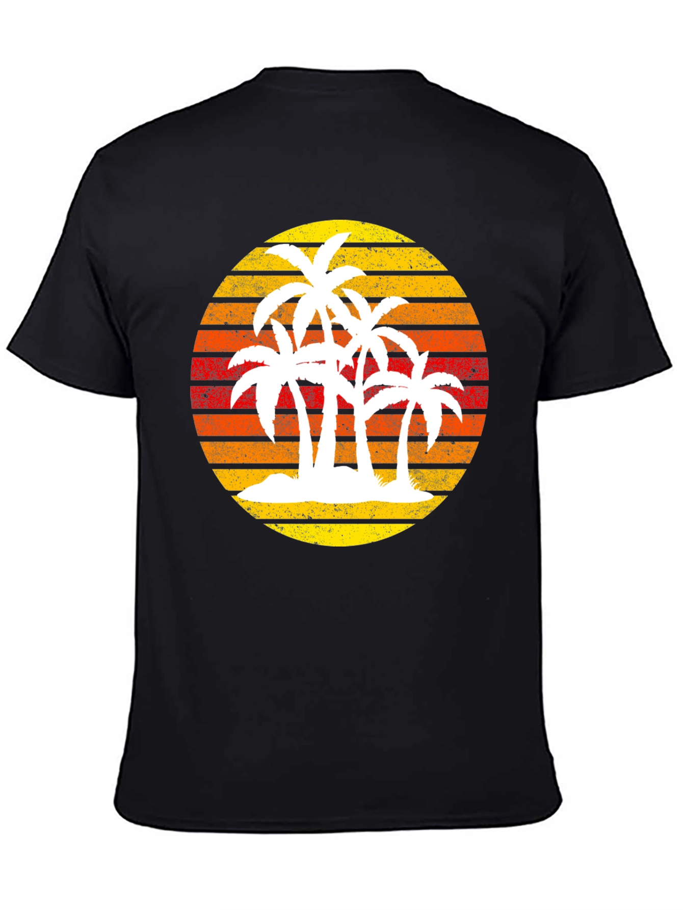 Retro Palm Tree Sunset Graphic Tee