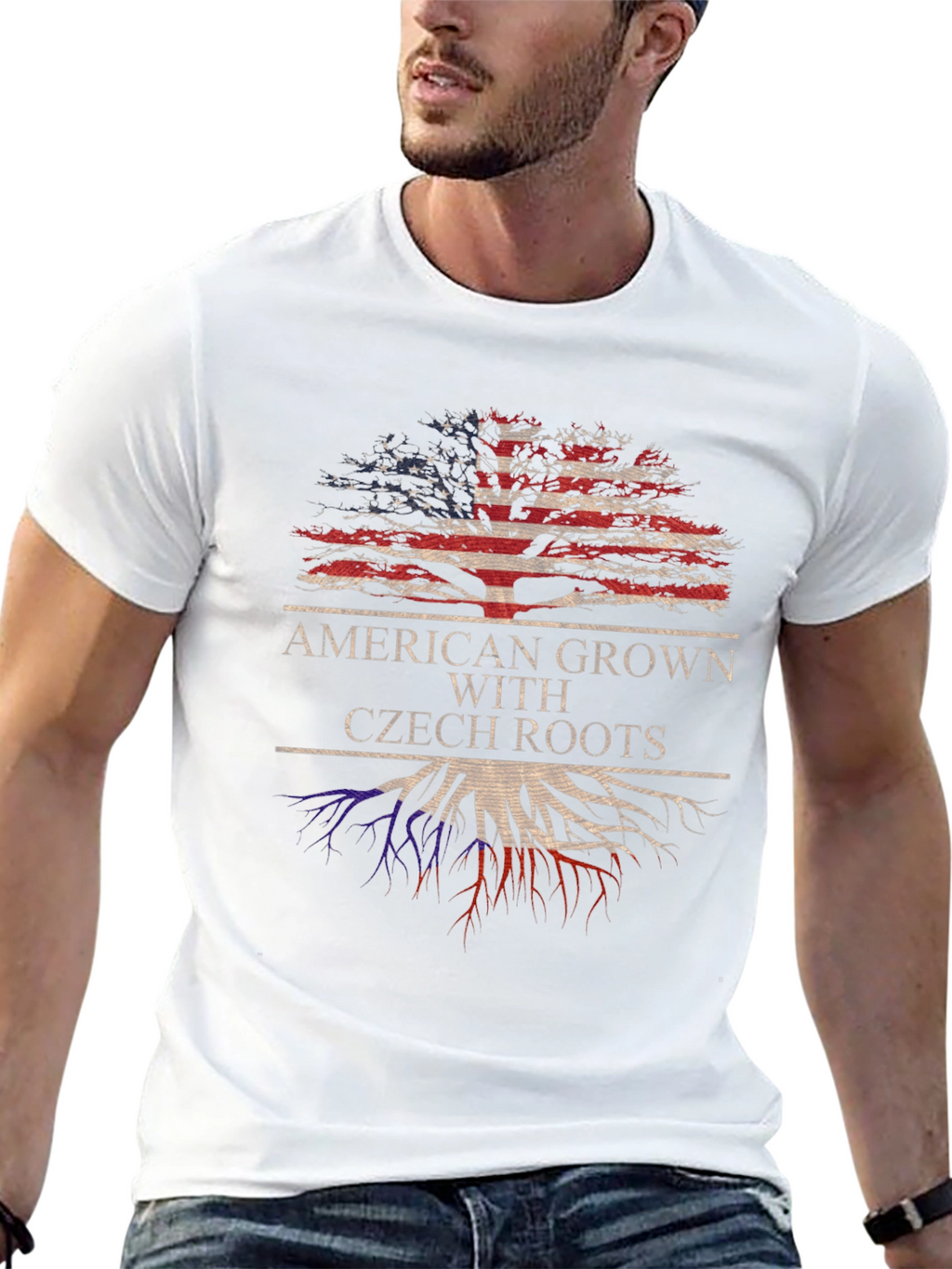 American Grown Czech Roots Graphic Tee