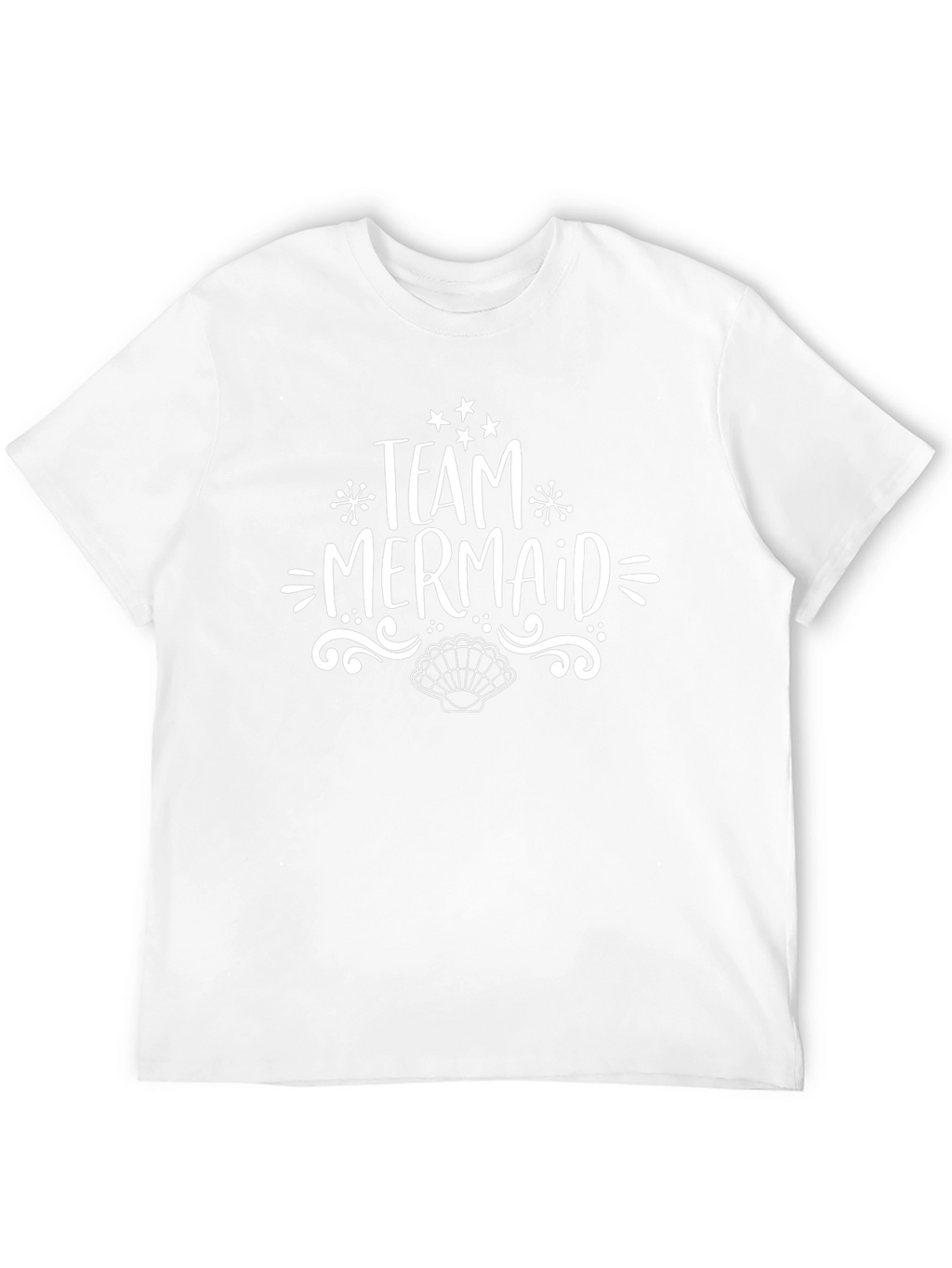 Team Mermaid T-Shirt - Black Cotton Tee