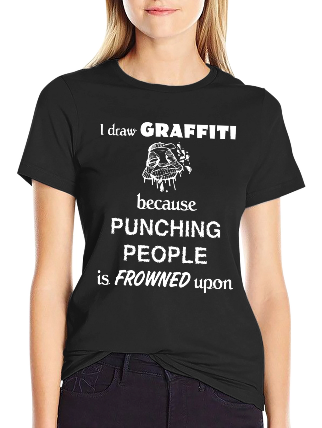 I Draw Graffiti T-Shirt - Funny Pun Mens Tee
