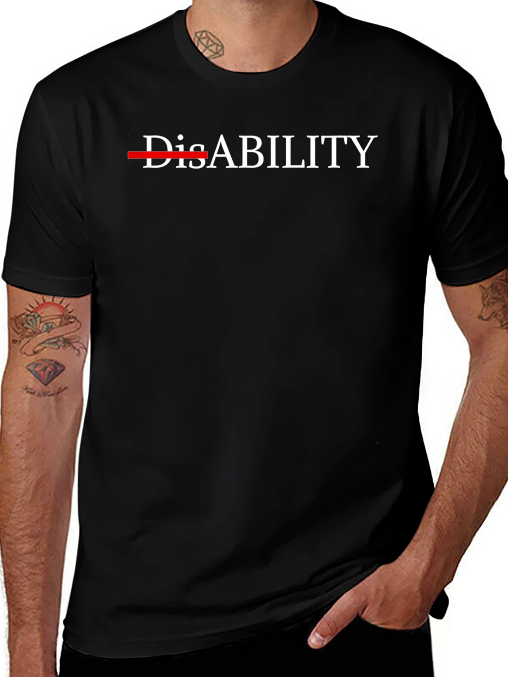 DisABILITY Awareness Black T-Shirt