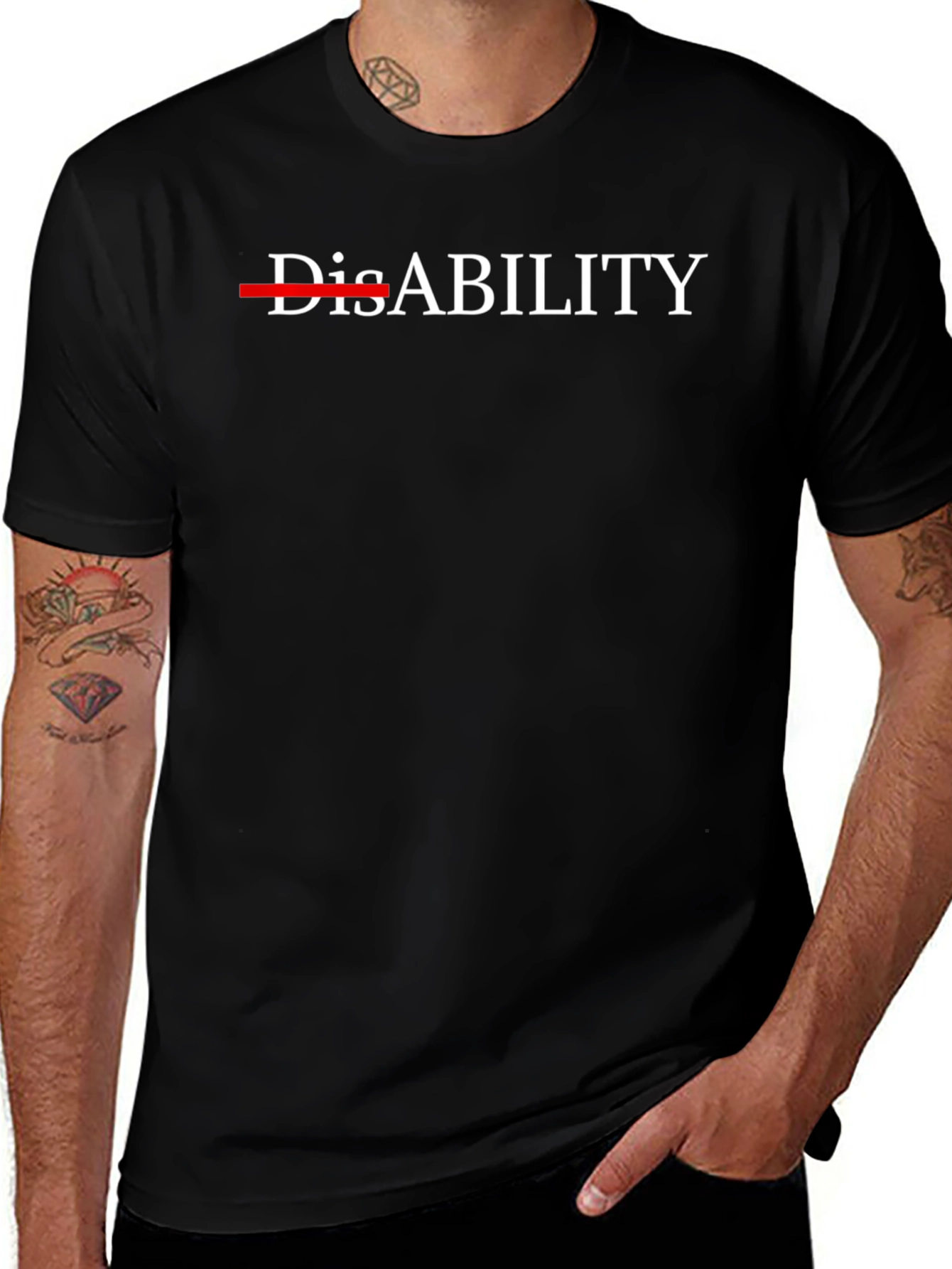 DisABILITY Awareness Black T-Shirt