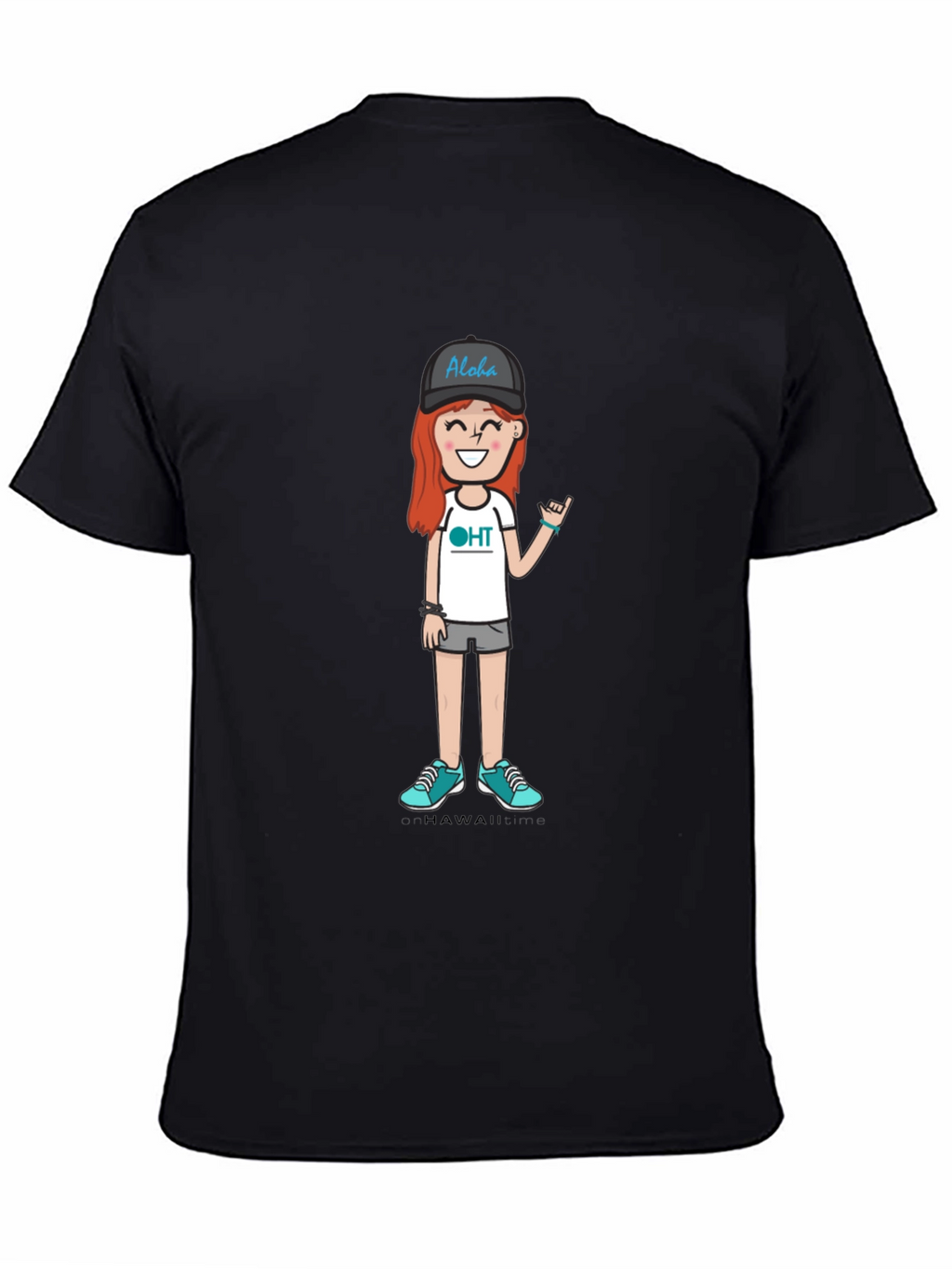 Aloha Cartoon Graphic T-Shirt