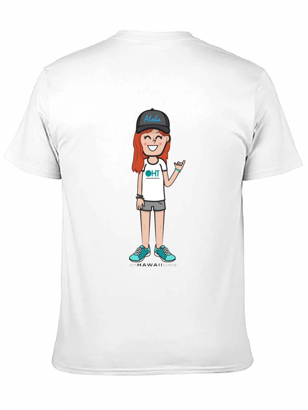 Aloha Cartoon Graphic T-Shirt