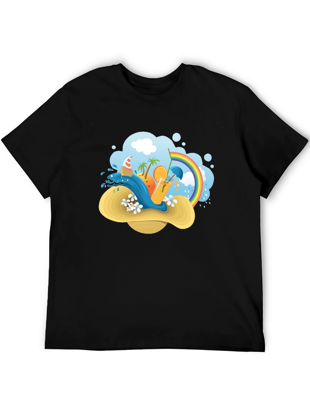 Summer Beach Hat T-Shirt: Vacation Vibes