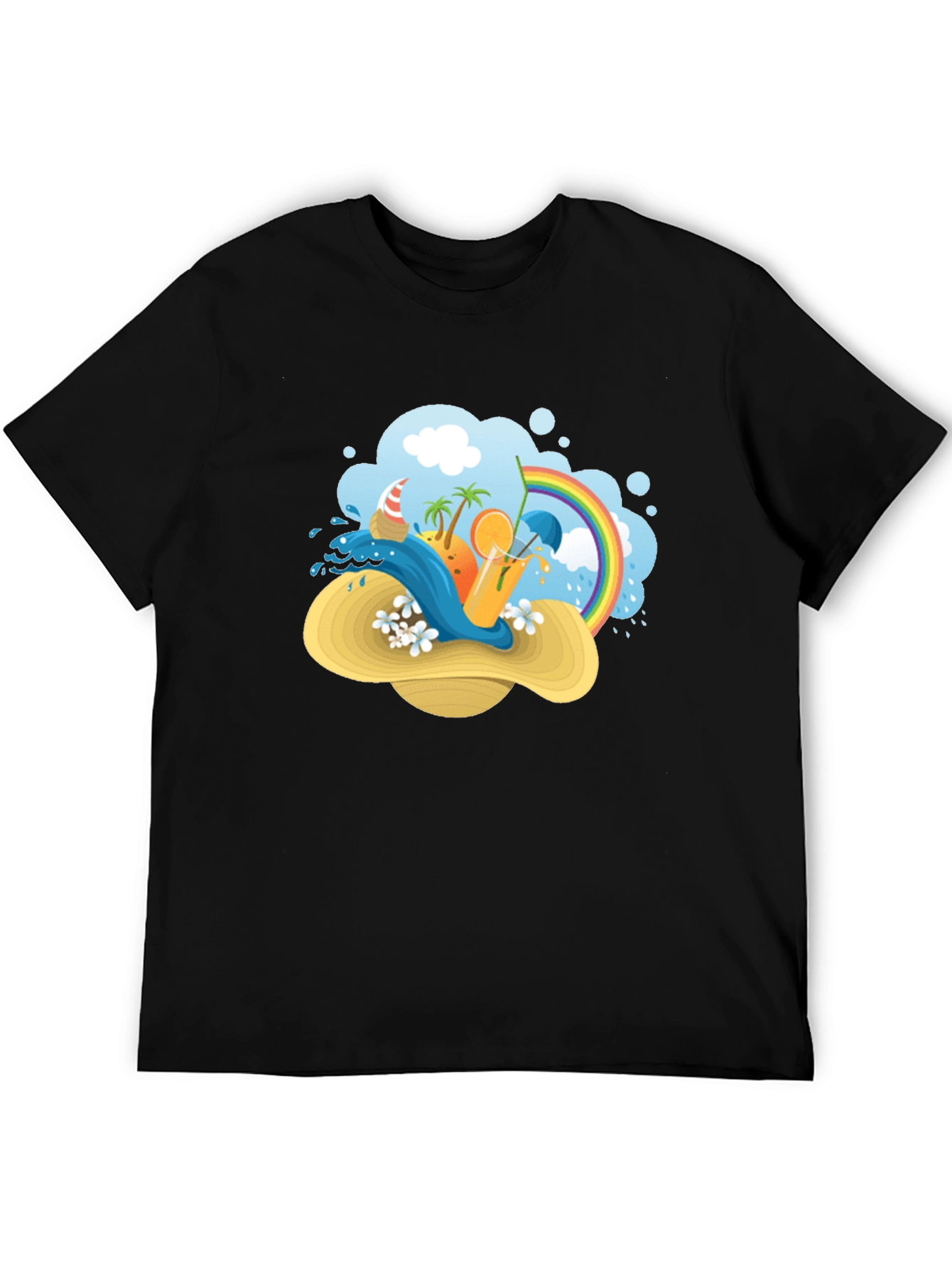 Summer Beach Hat T-Shirt: Vacation Vibes