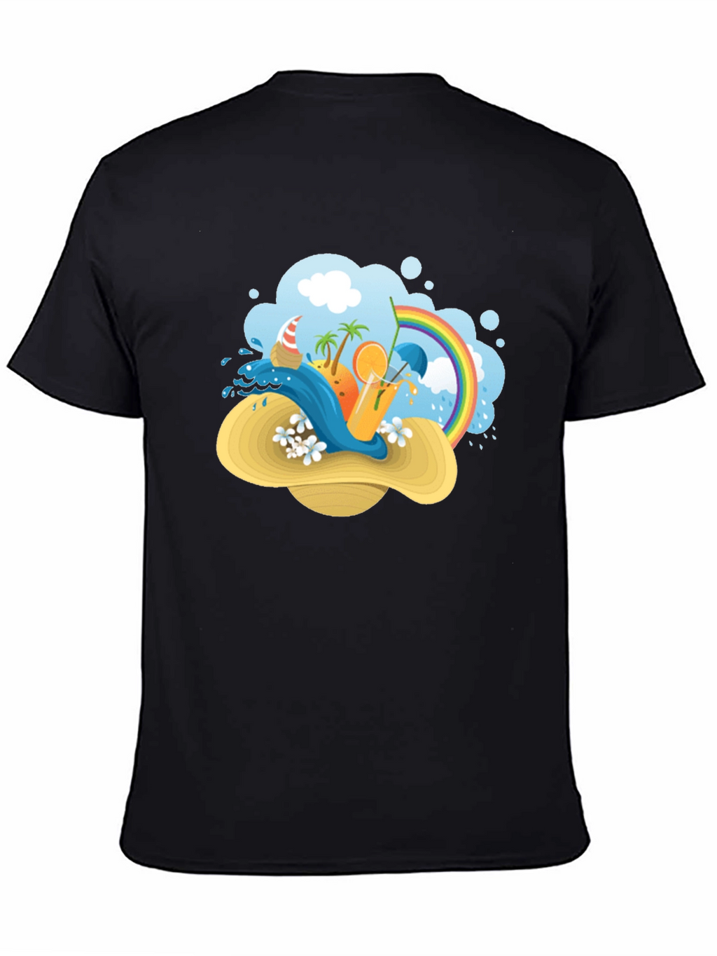 Summer Beach Hat T-Shirt: Vacation Vibes