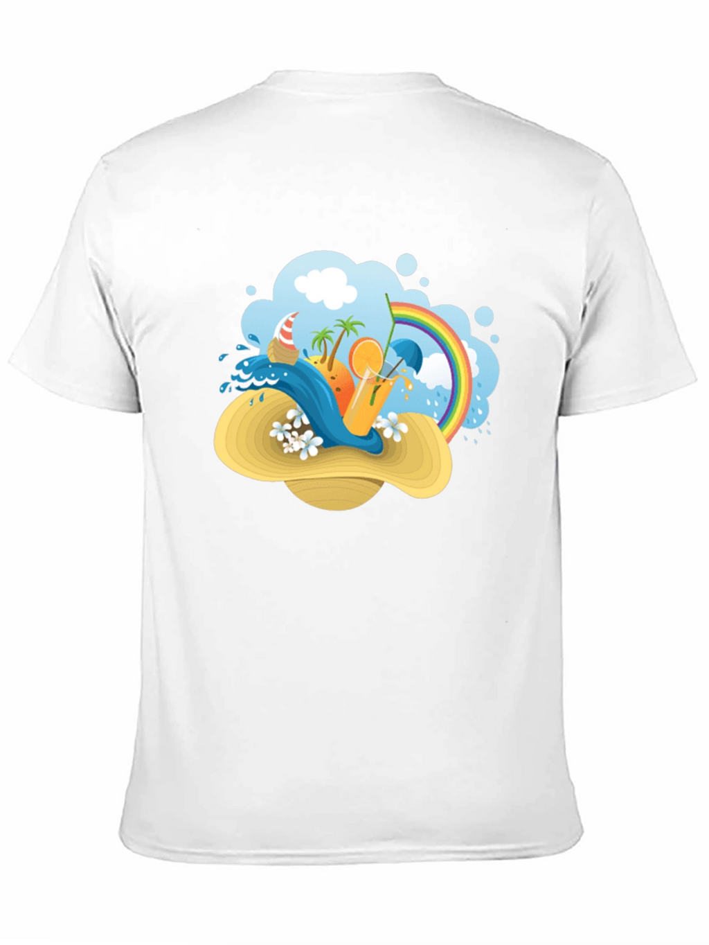Summer Beach Hat T-Shirt: Vacation Vibes