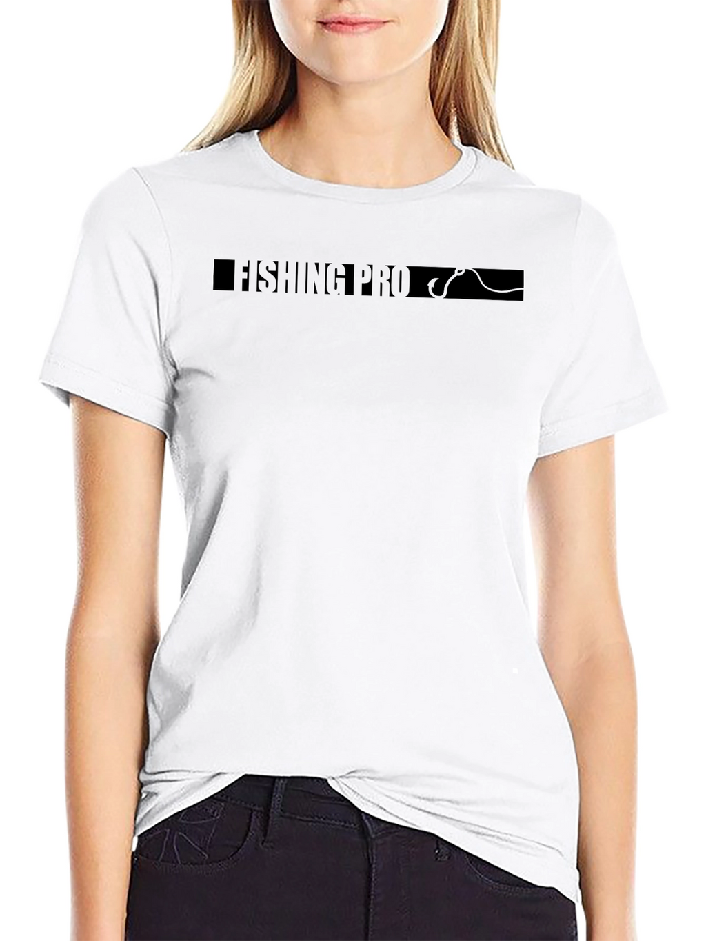 Fishing Pro Black Graphic T-Shirt