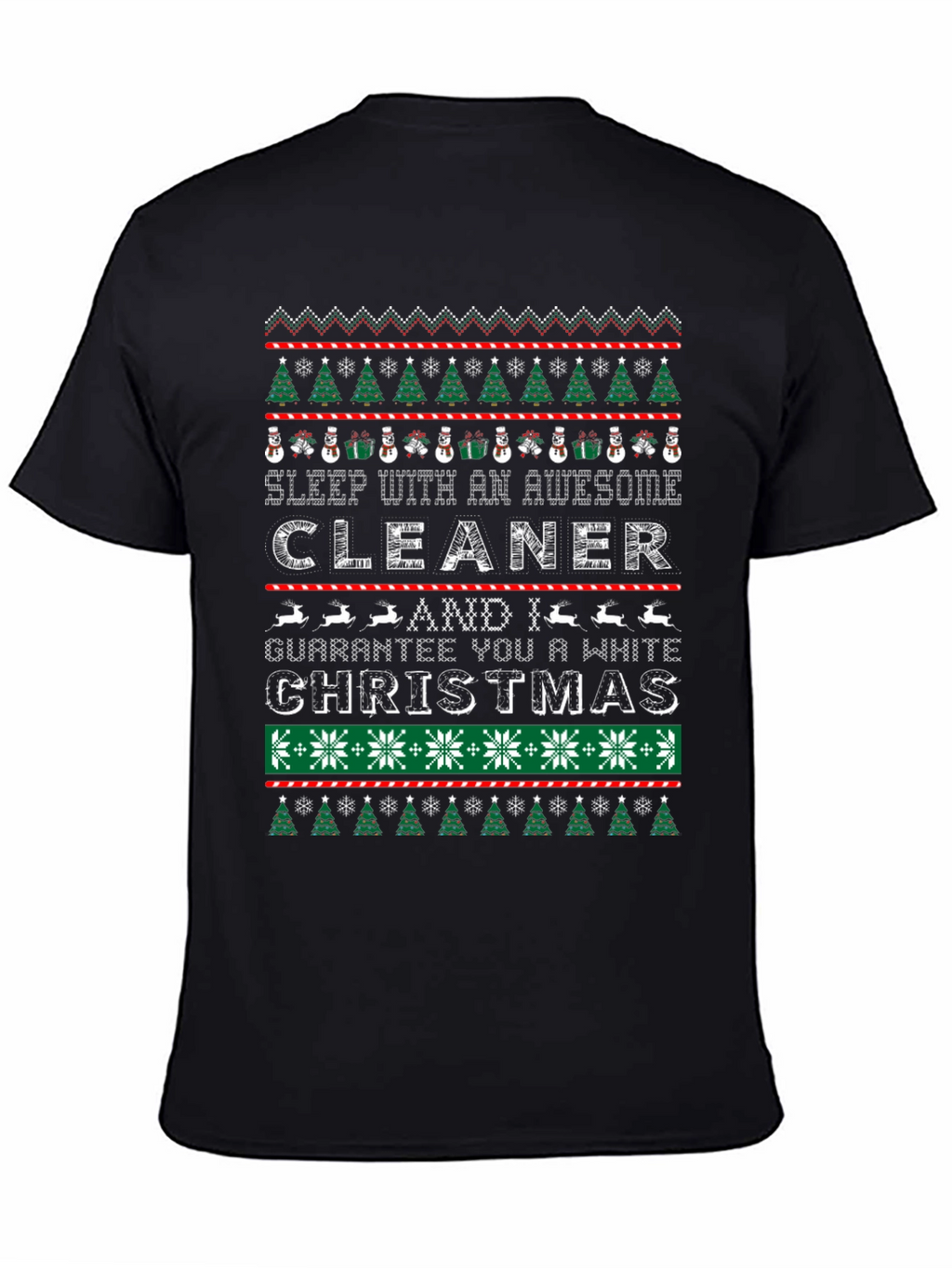 Awesome Cleaner Christmas Graphic Tee