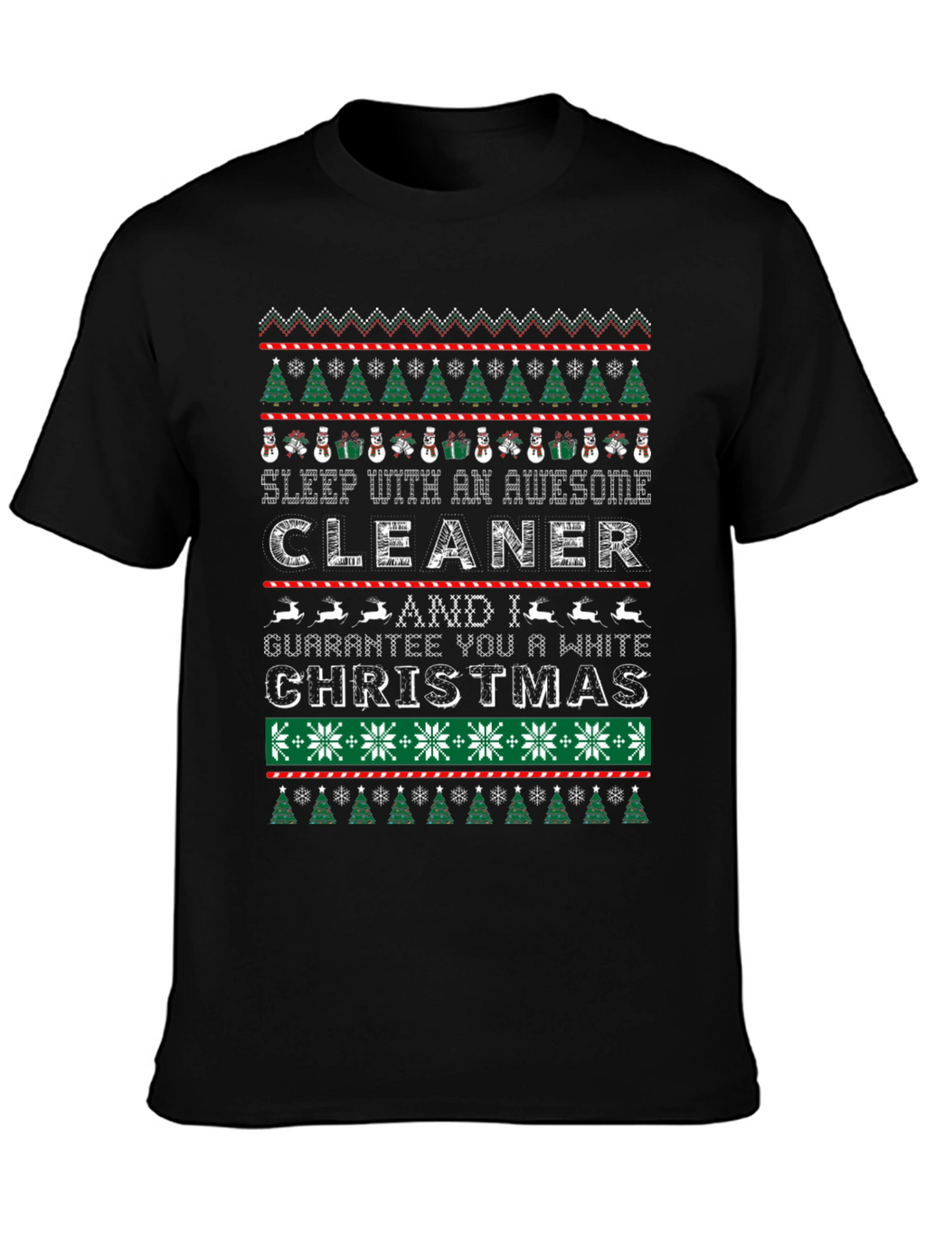 Awesome Cleaner Christmas Graphic Tee