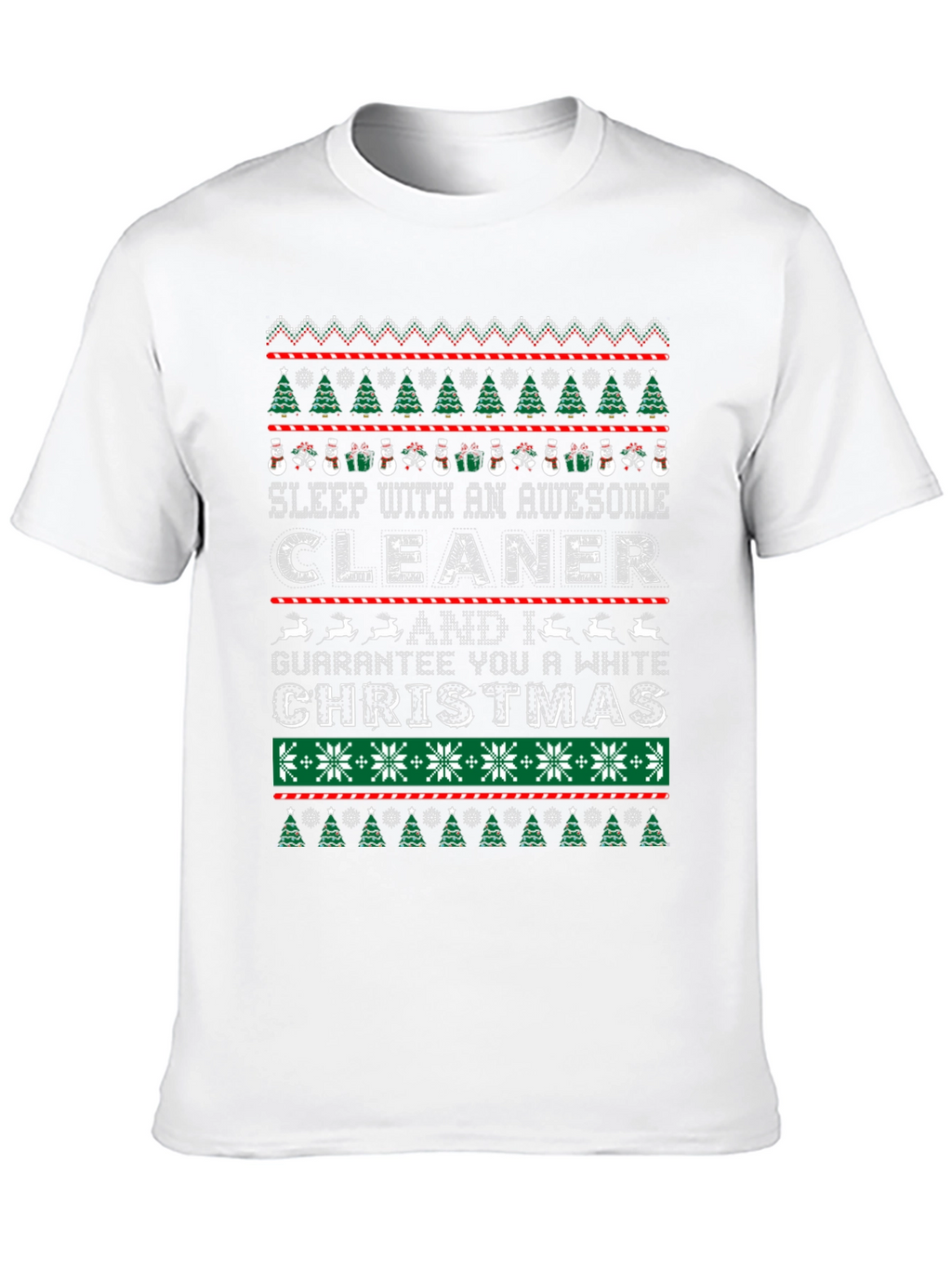 Awesome Cleaner Christmas Graphic Tee