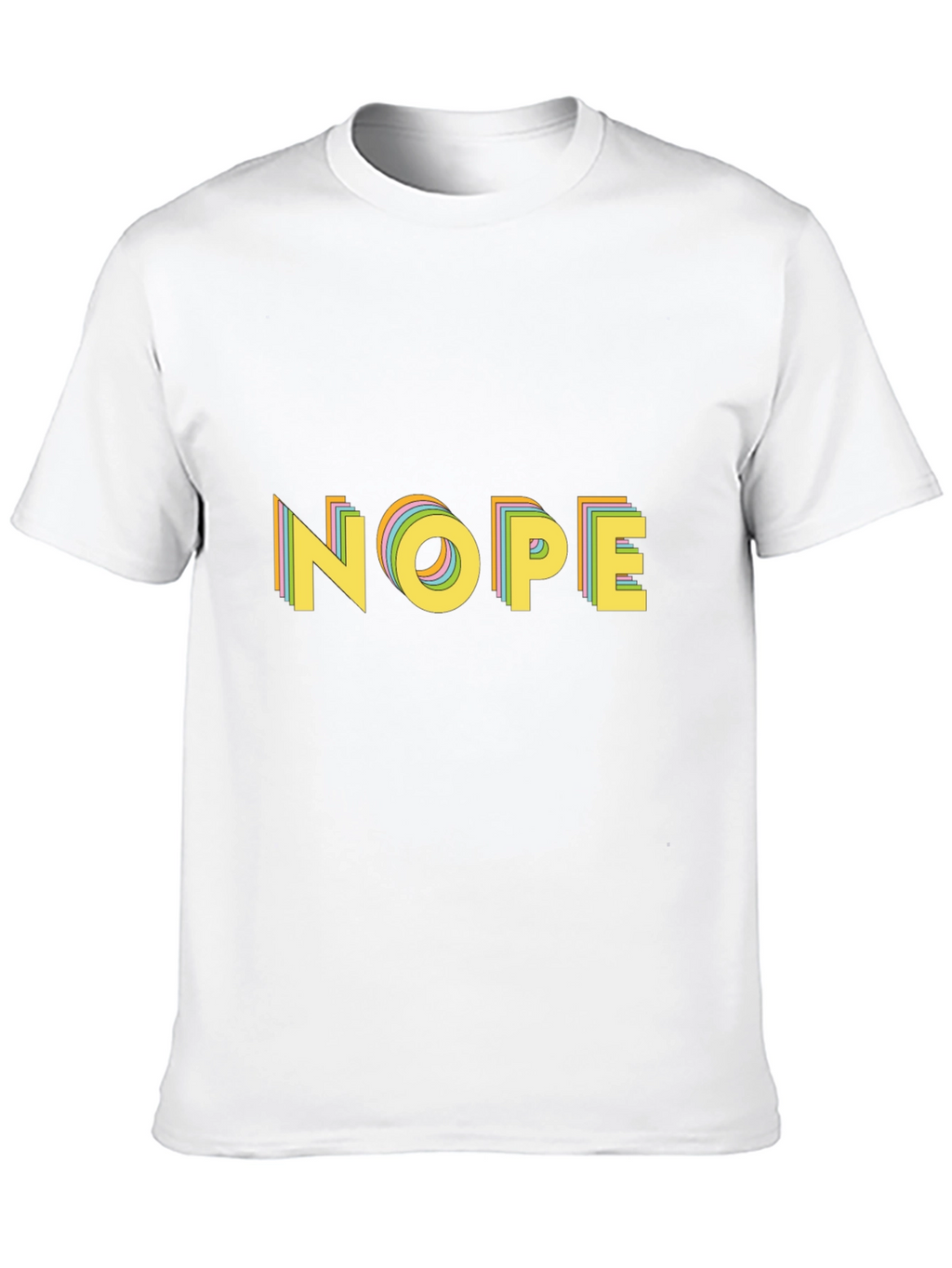 Nope Retro Graphic Tee - Unique Design