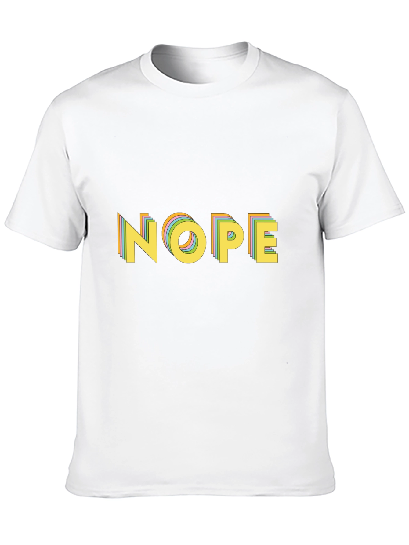 Nope Retro Graphic Tee - Unique Design