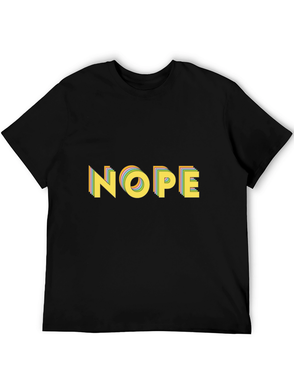Nope Retro Graphic Tee - Unique Design