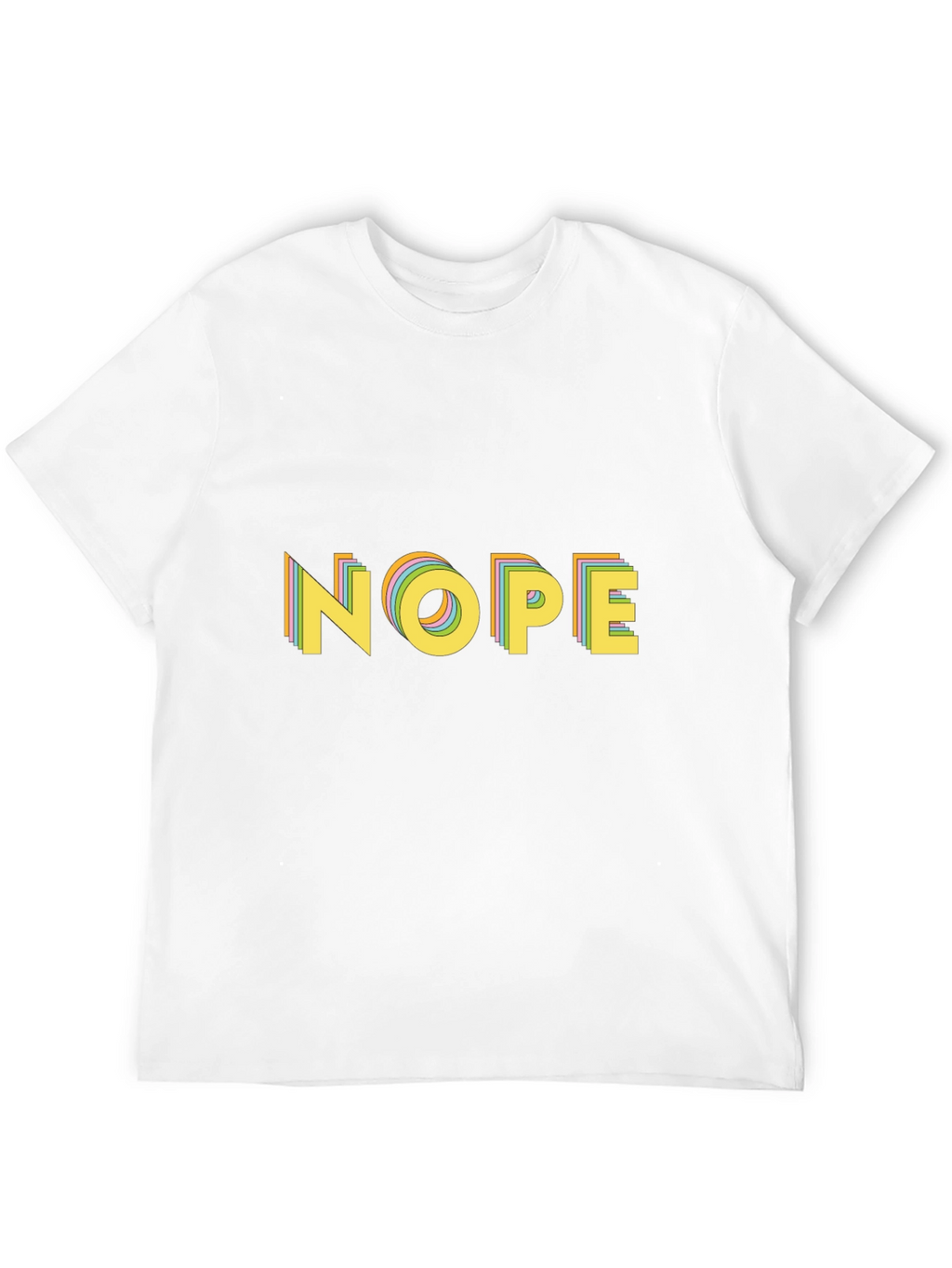 Nope Retro Graphic Tee - Unique Design