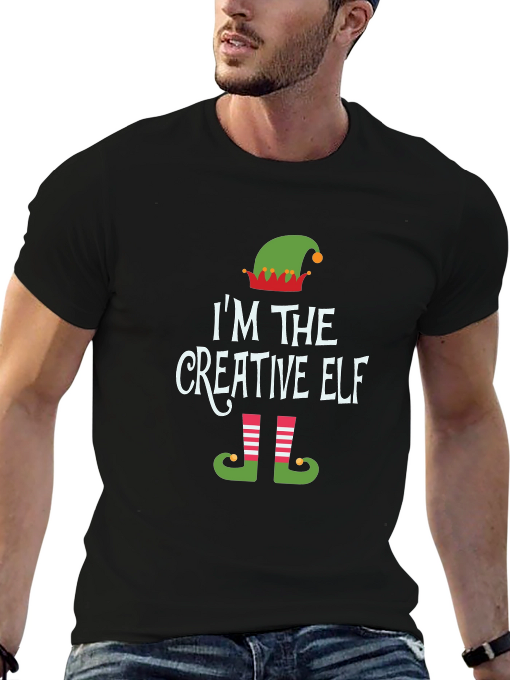 Creative Elf Christmas T-Shirt