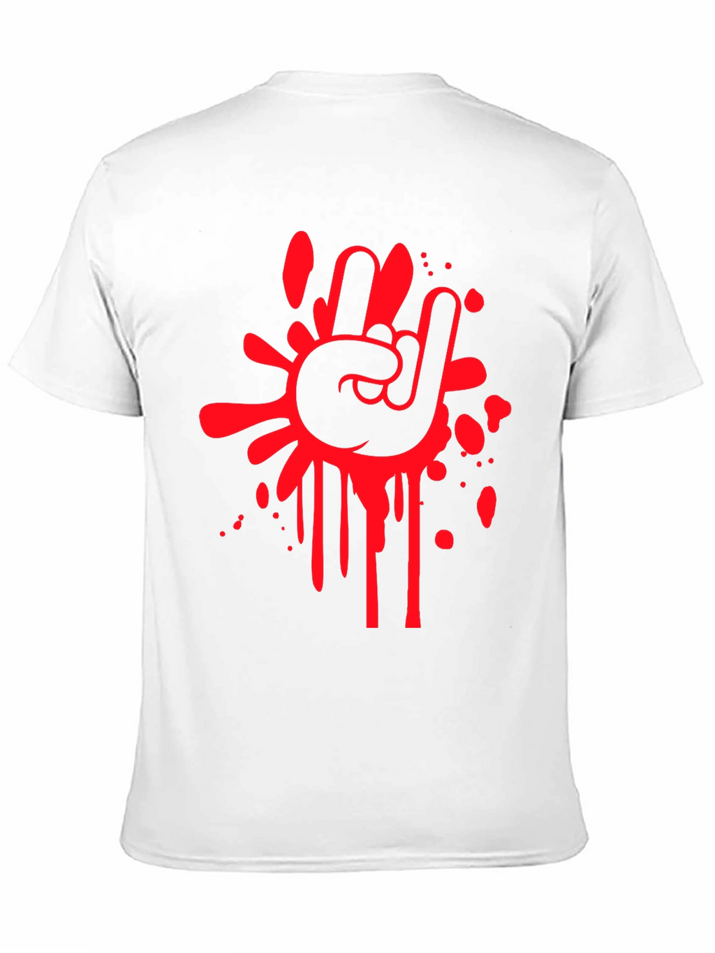 Rock On Graphic Tee - Black Cotton T-Shirt