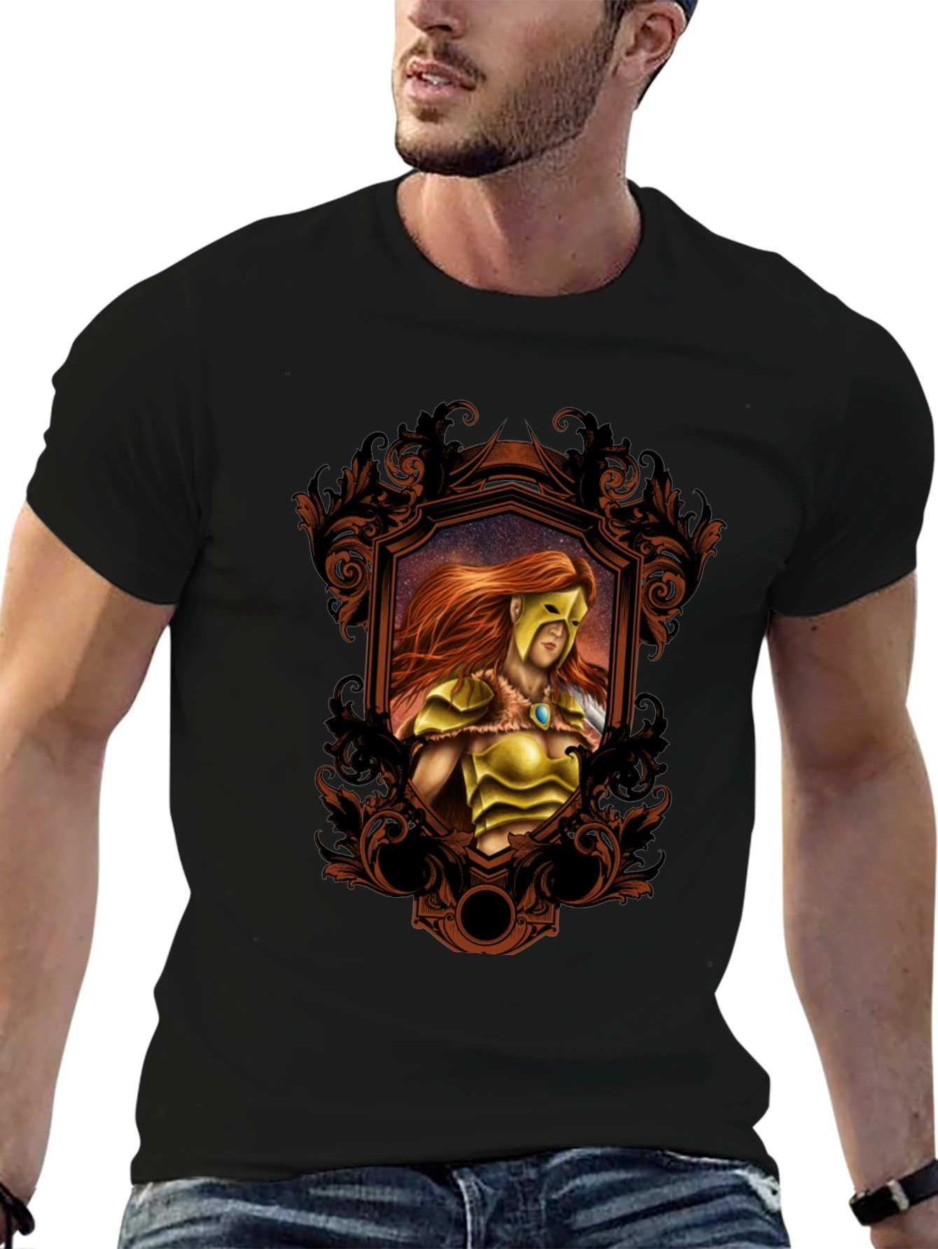 Warrior Framed T-Shirt - Black