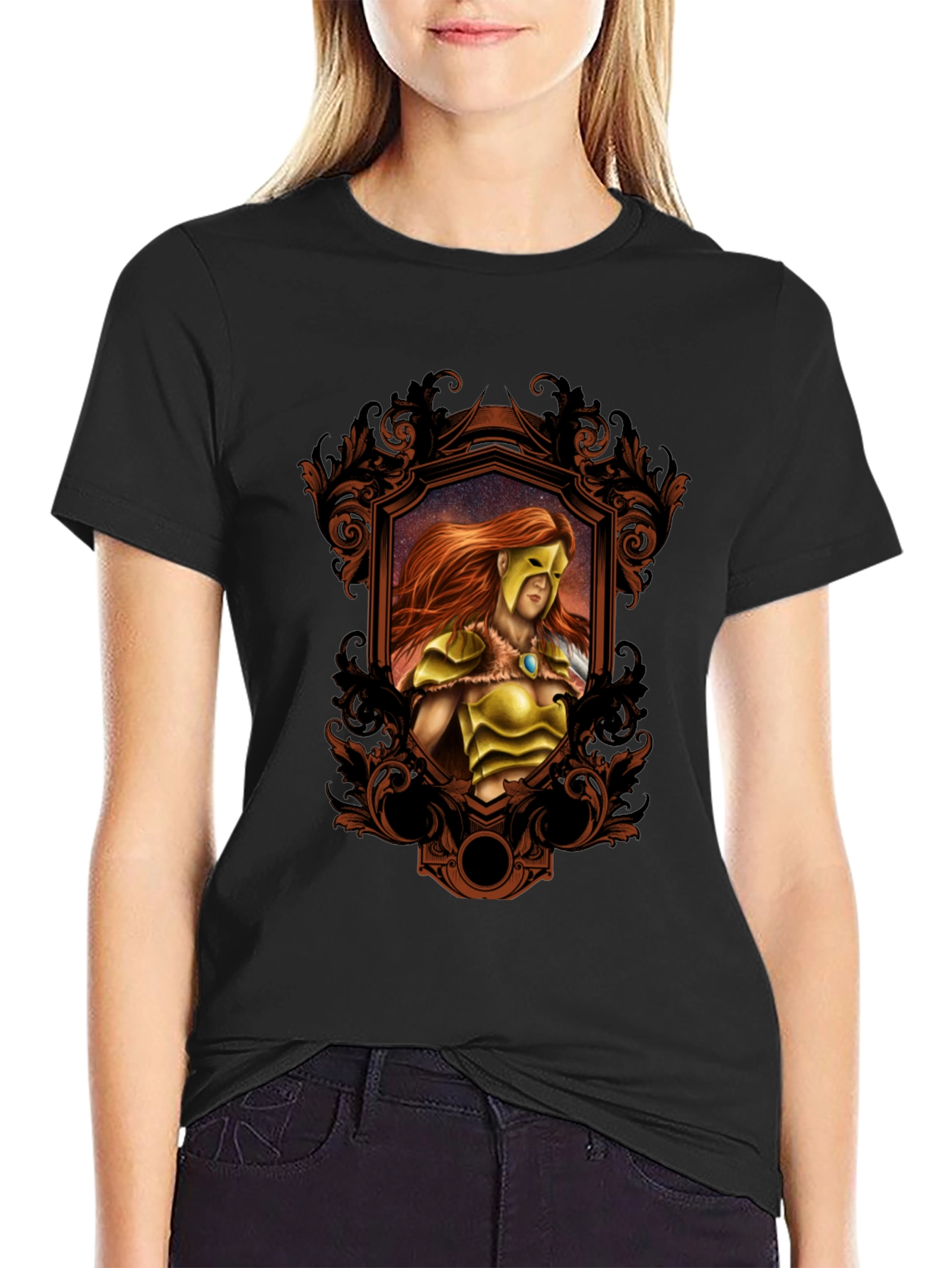 Warrior Framed T-Shirt - Black