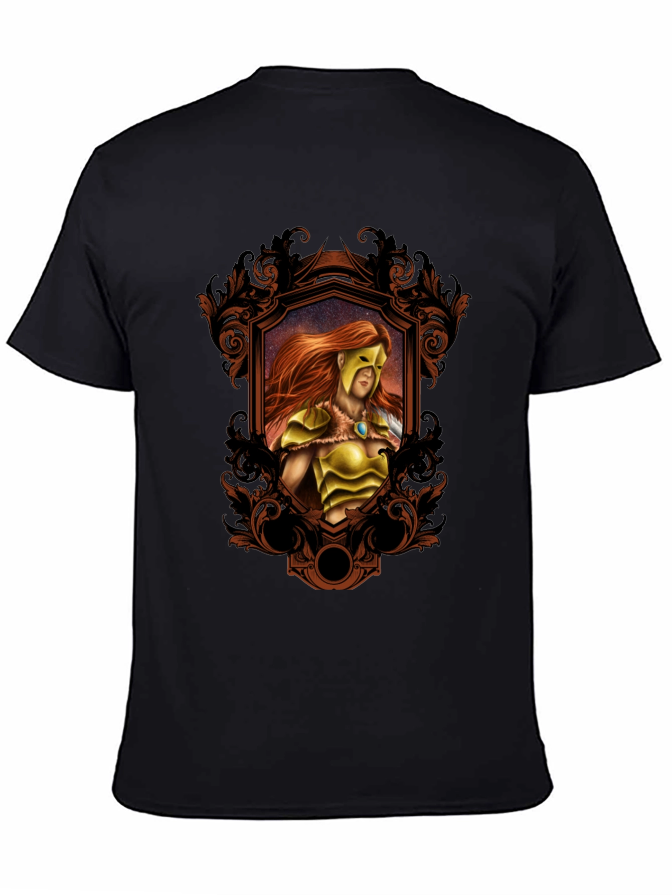 Warrior Framed T-Shirt - Black