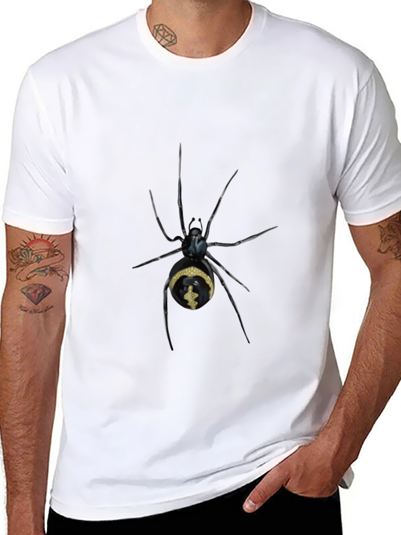 Black Spider Graphic Tee