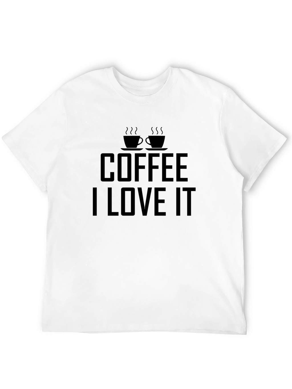 Coffee Lover Black Graphic T-Shirt