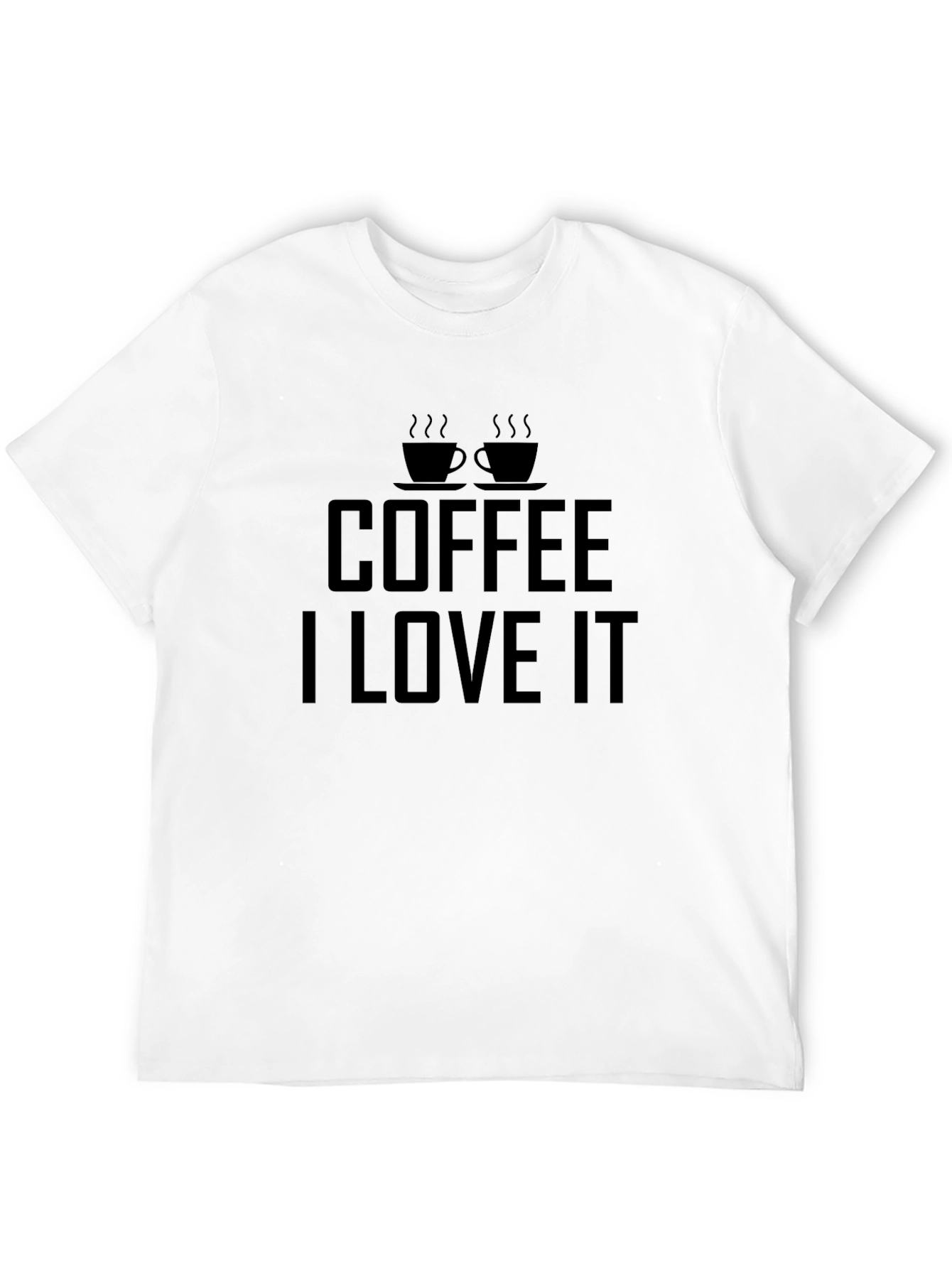 Coffee Lover Black Graphic T-Shirt