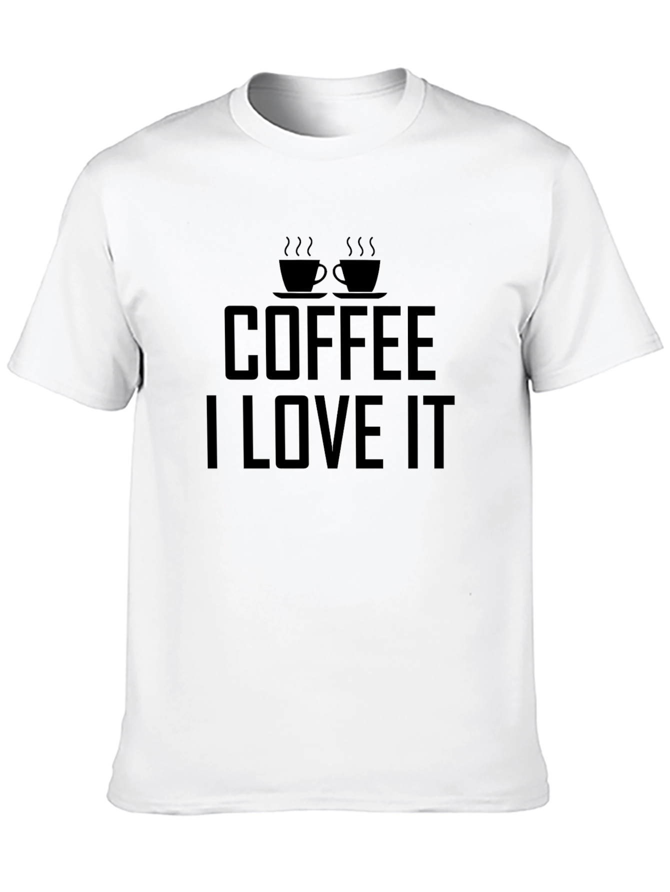 Coffee Lover Black Graphic T-Shirt