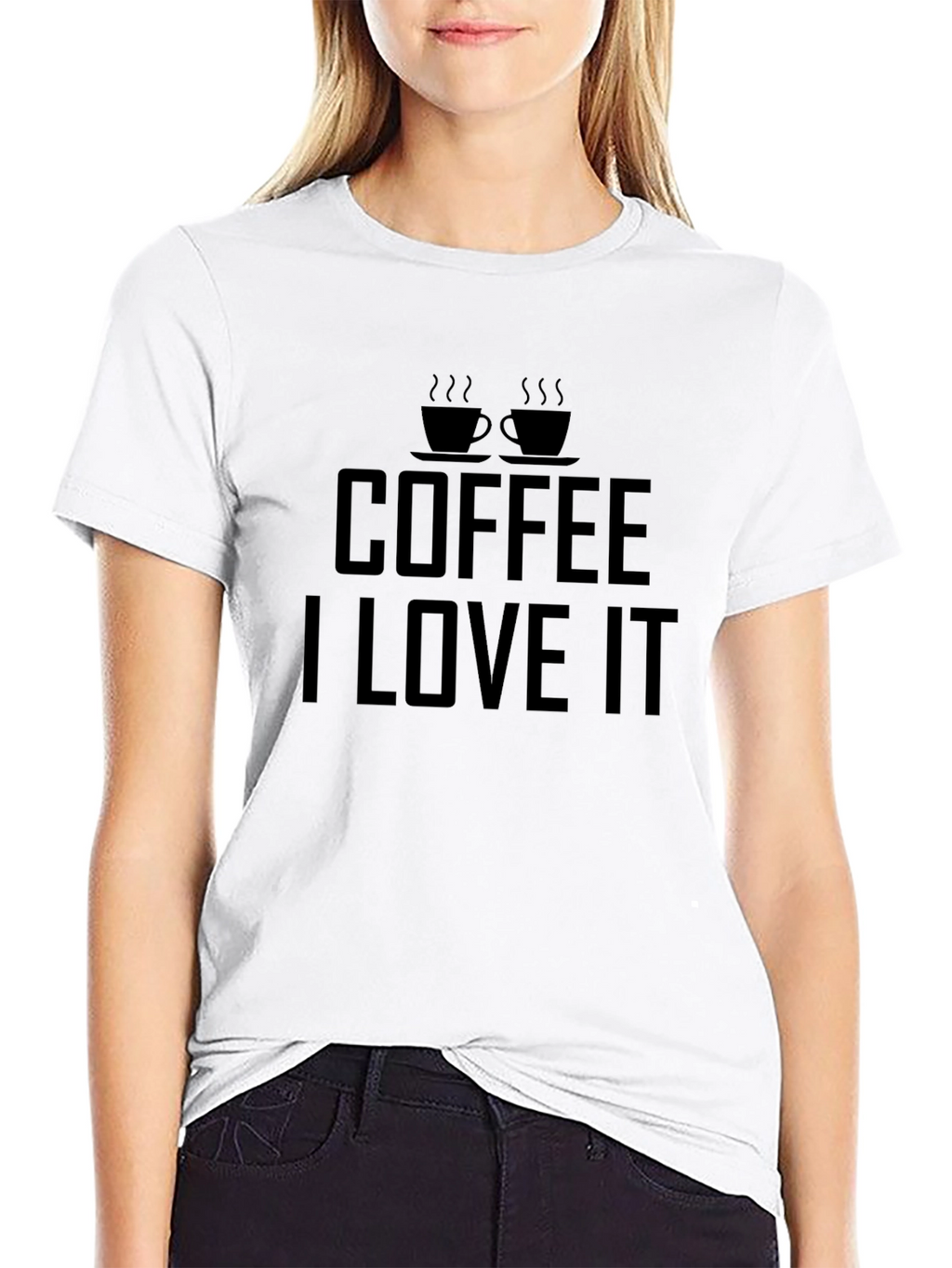 Coffee Lover Black Graphic T-Shirt