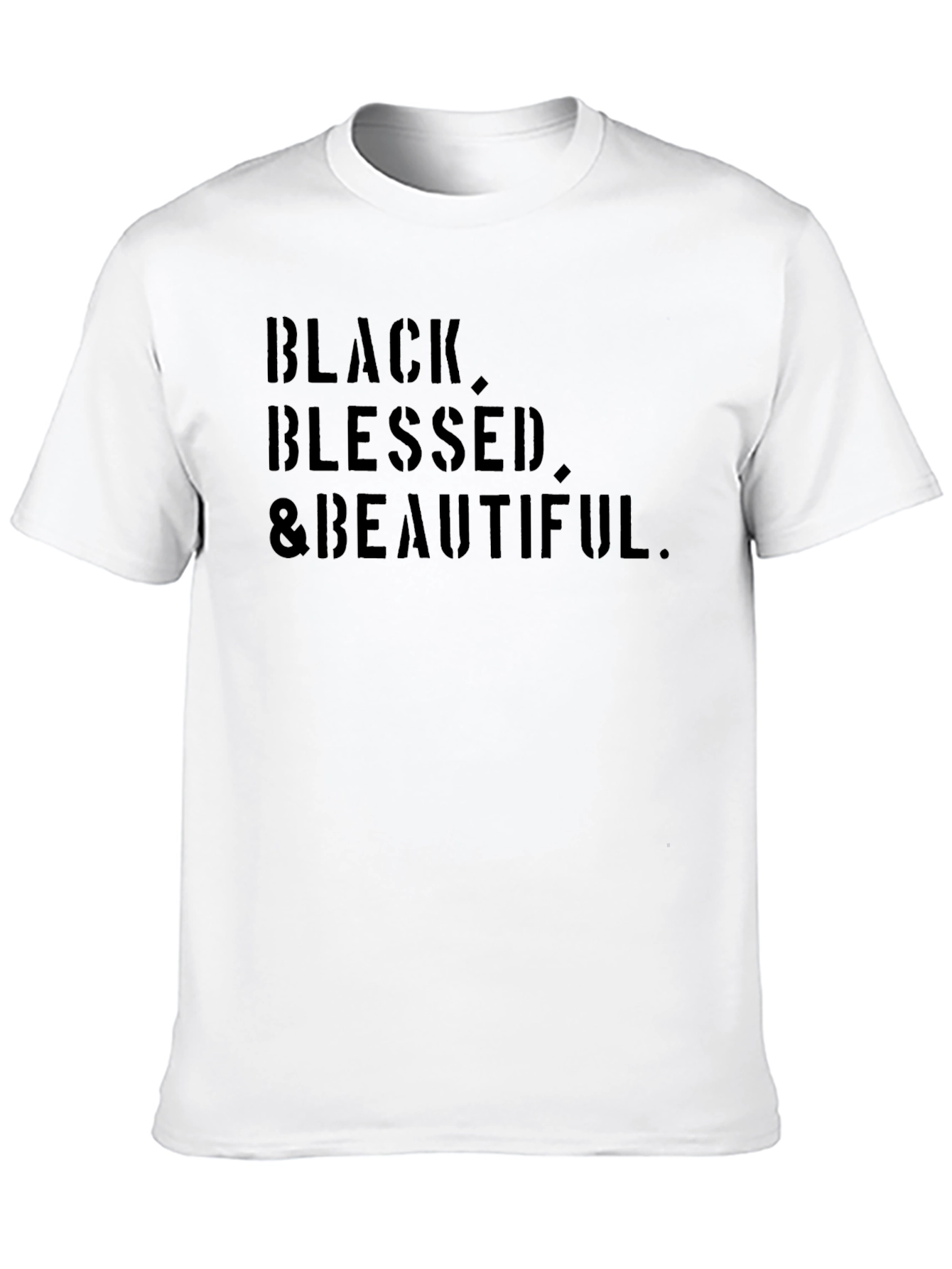 Black Blessed & Beautiful Graphic Tee