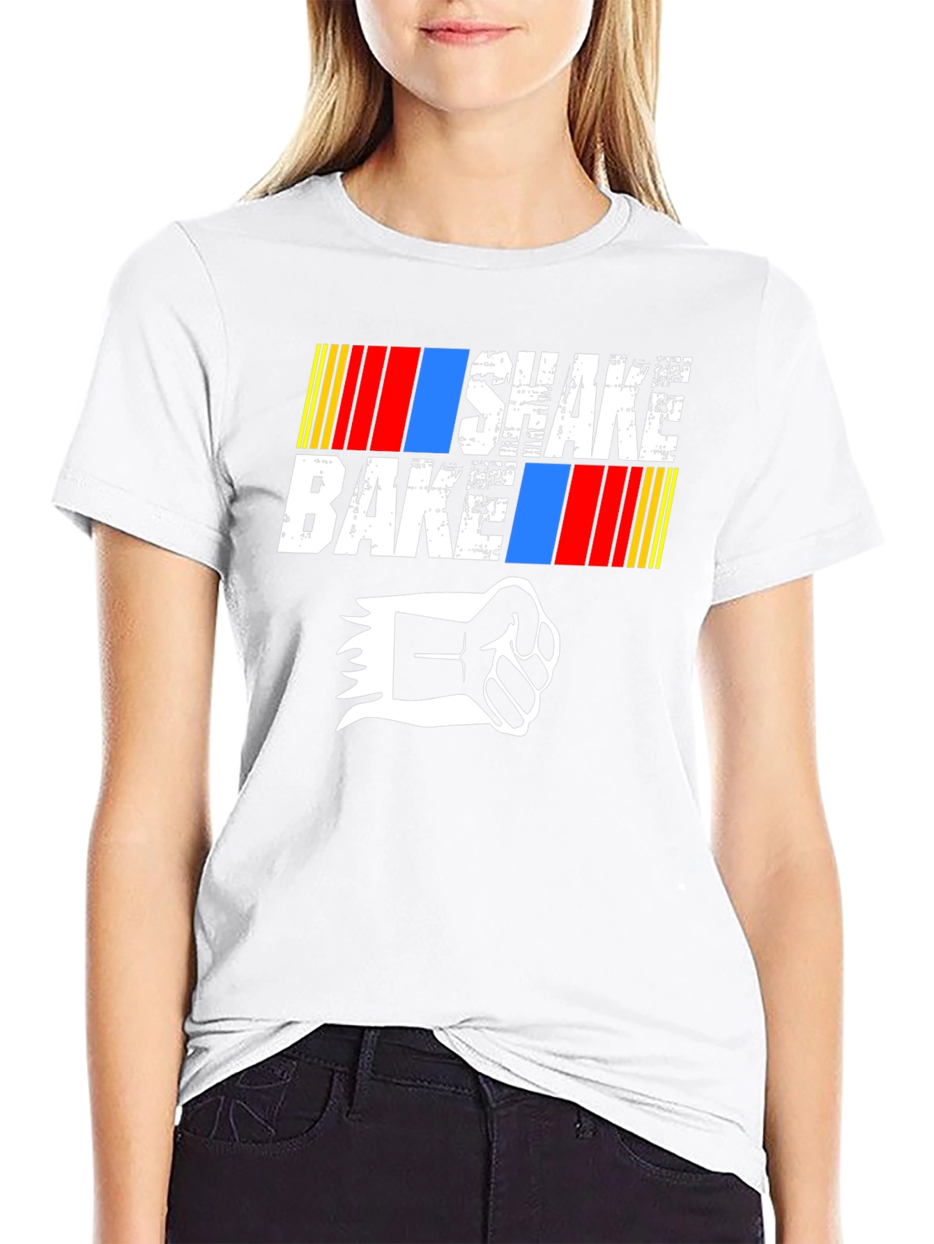 Shake and Bake Graphic T-Shirt - Black