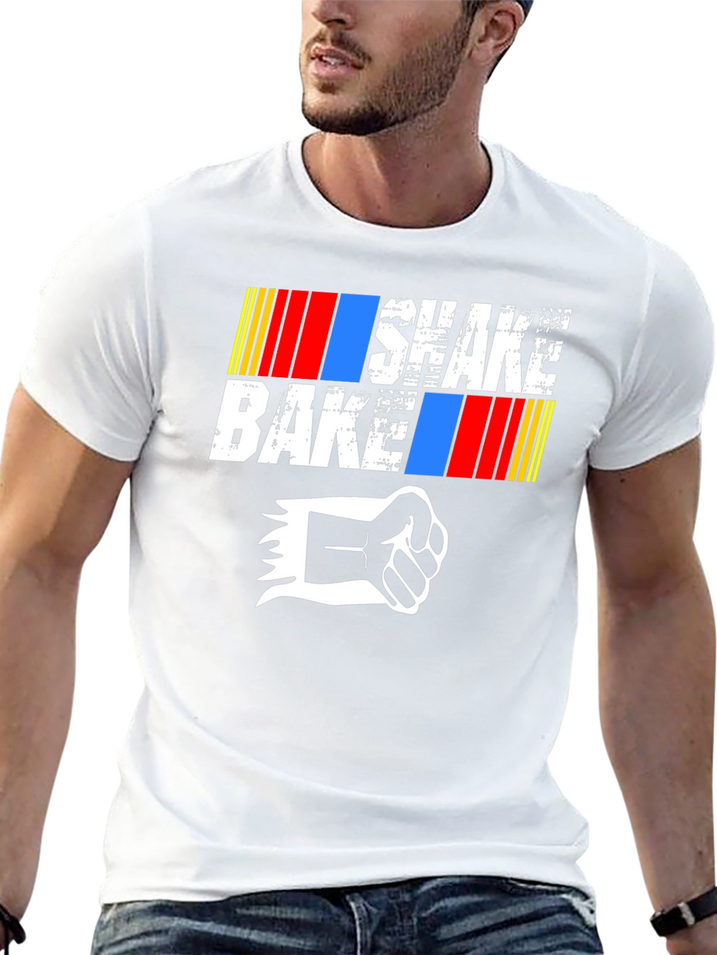 Shake and Bake Graphic T-Shirt - Black
