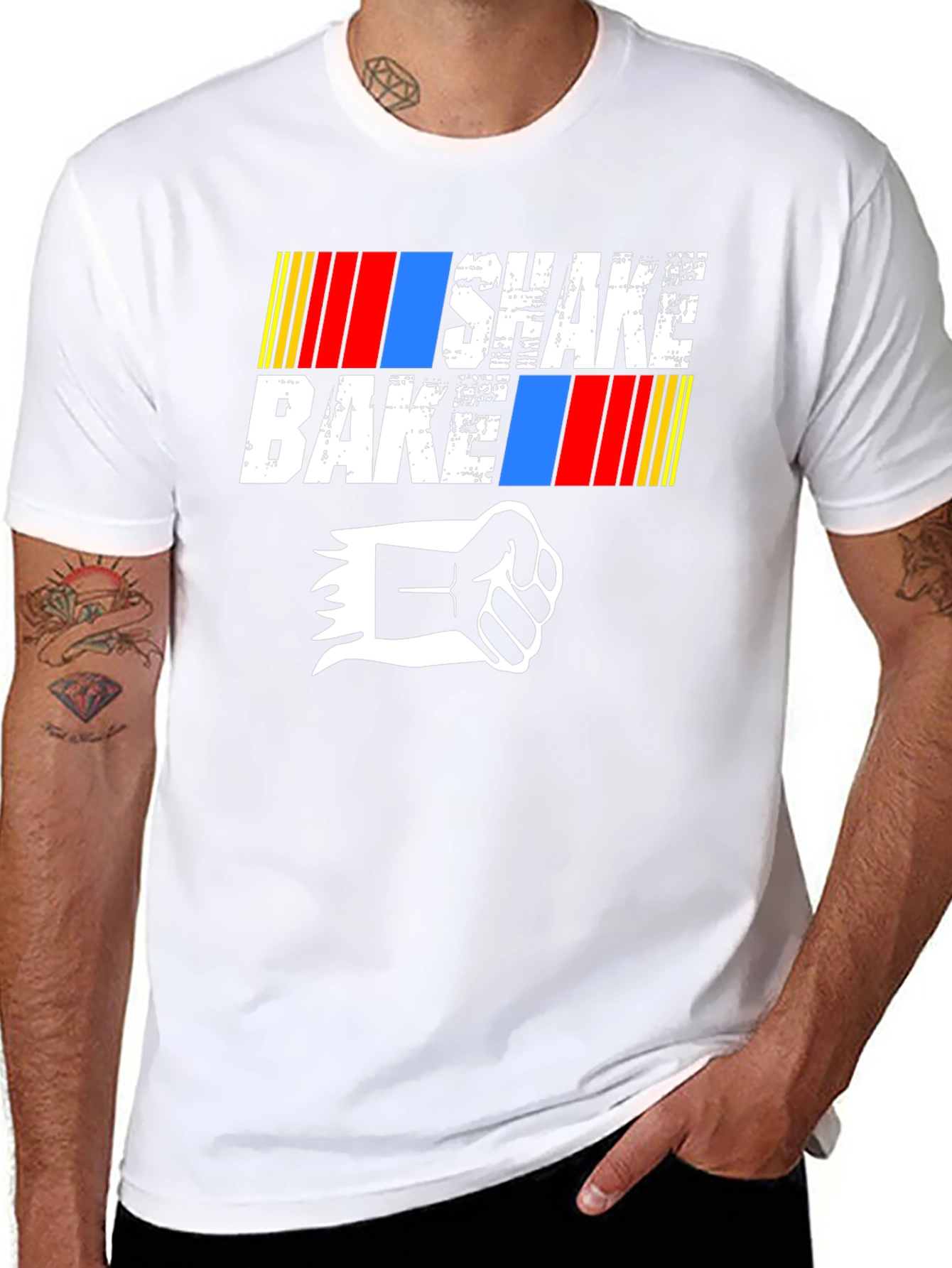 Shake and Bake Graphic T-Shirt - Black