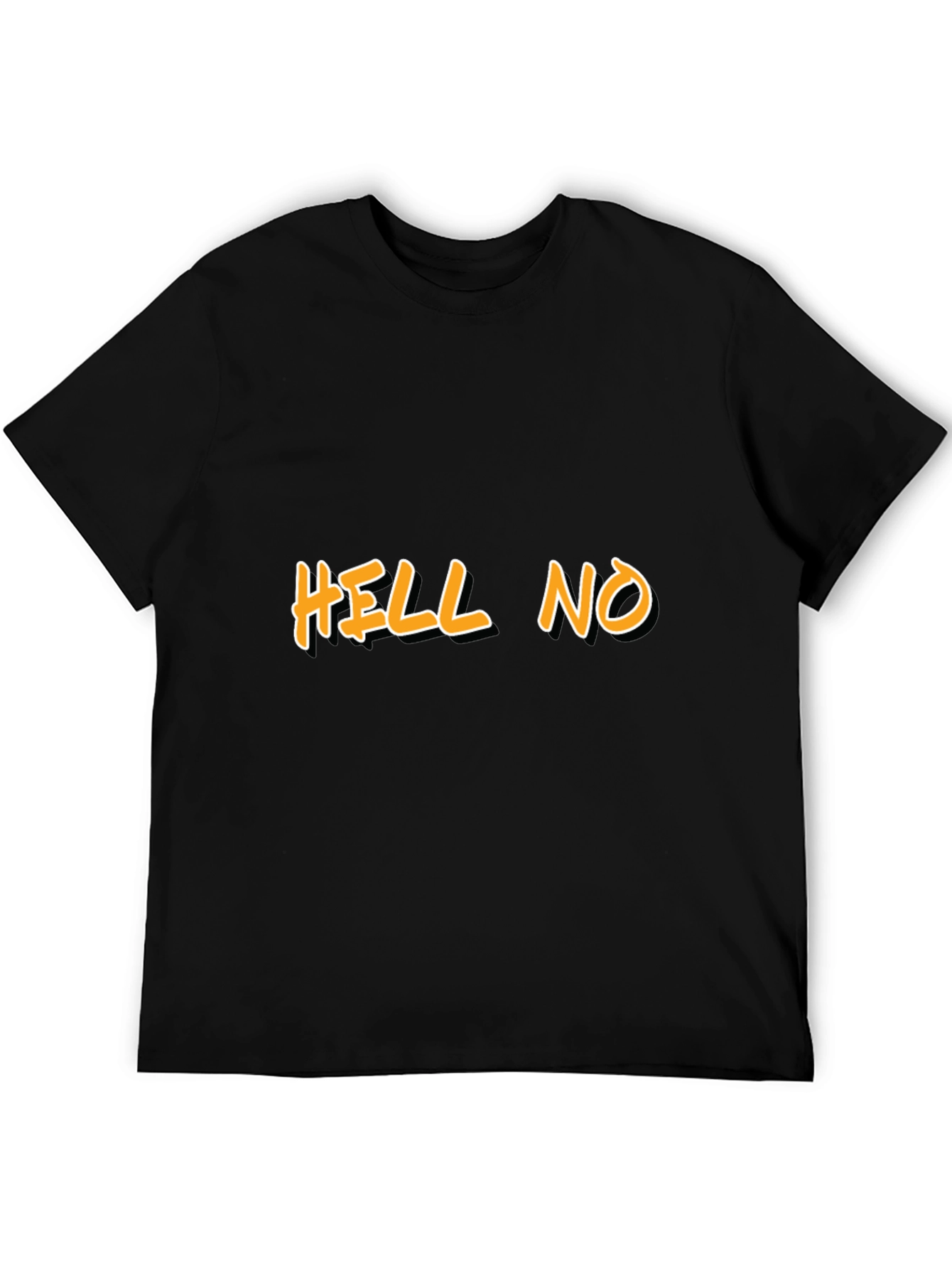 HELL NO Graphic Tee - Bold Statement Shirt